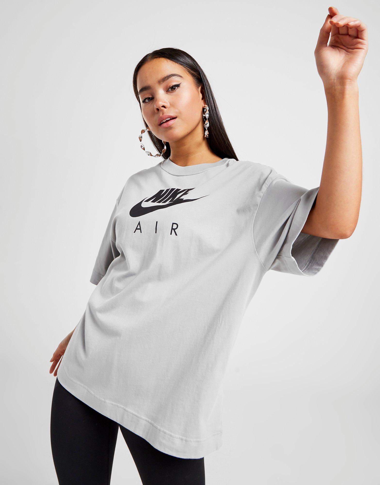 Acheter Grey Nike T-Shirt Air Boyfriend Femme | JD Sports