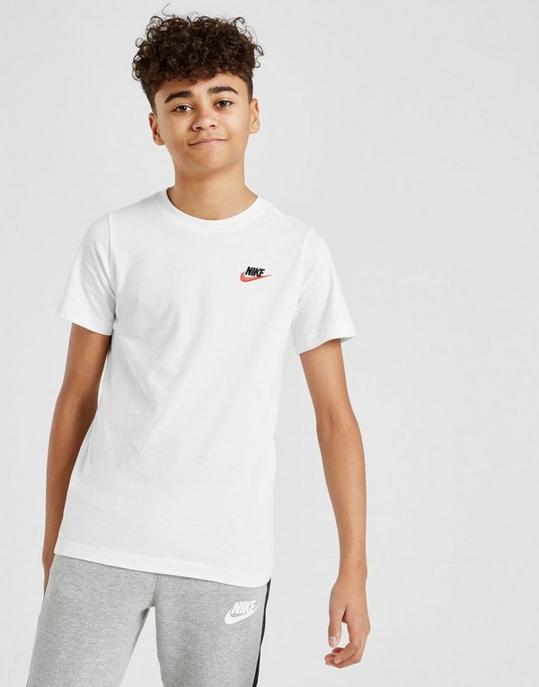 White Nike Logo T-Shirt | JD Sports