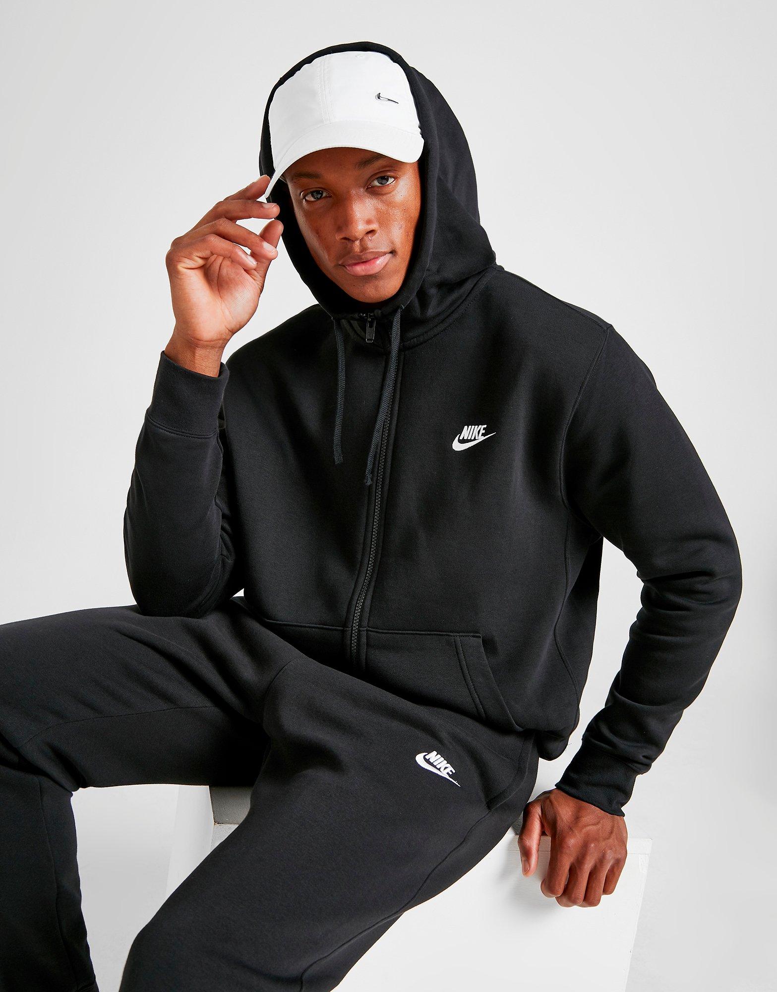 Nike Sweat à capuche Swoosh Fleece Homme Noir- JD Sports France