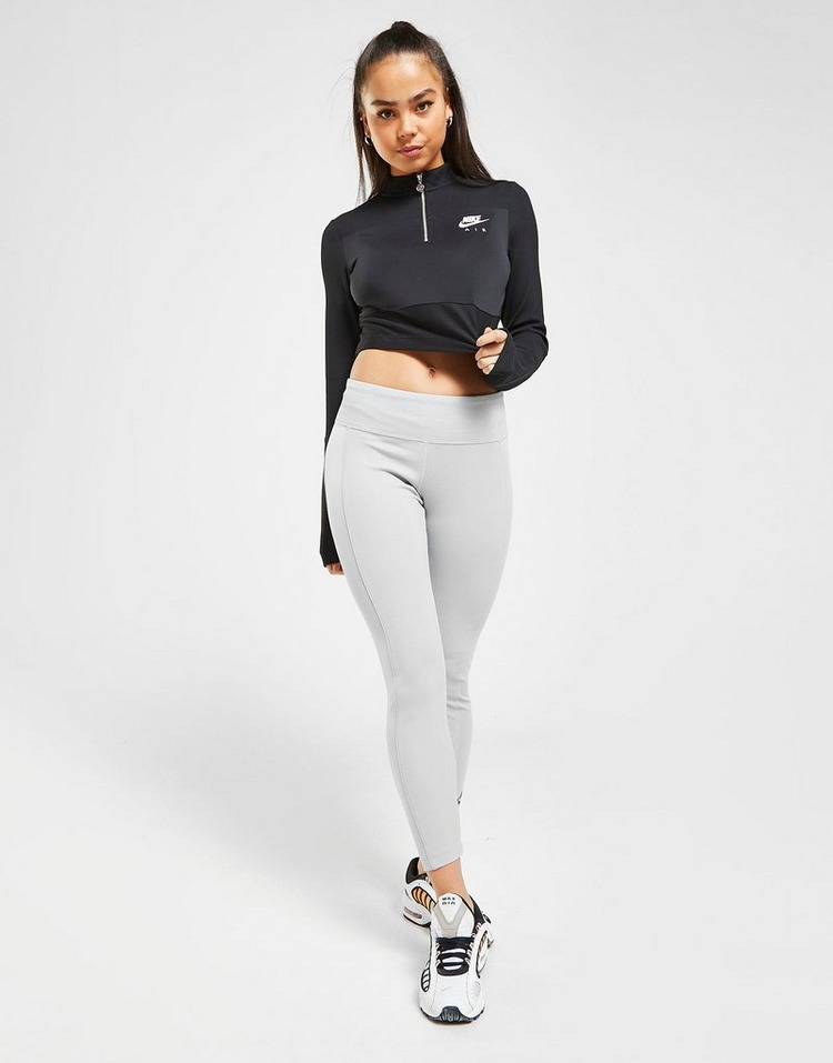 Nike Air Long Sleeve 1/4 Zip Crop Top