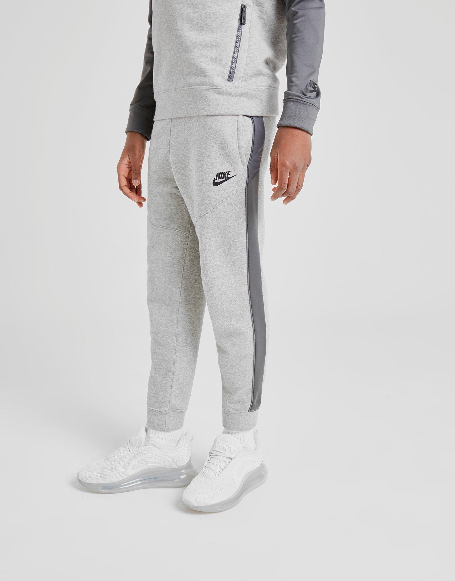 nike hybrid fleece joggers grey