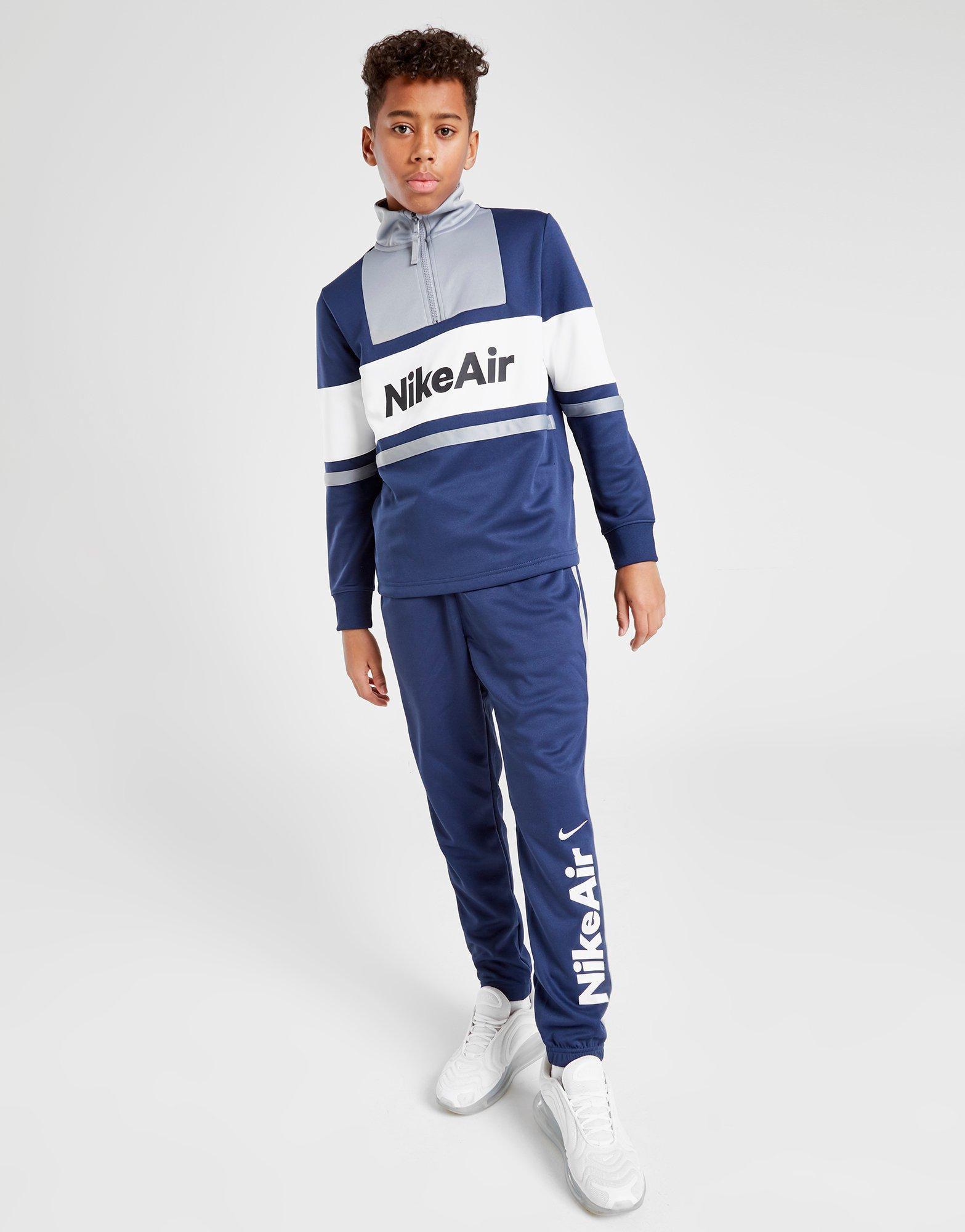 nike air tracksuit blue