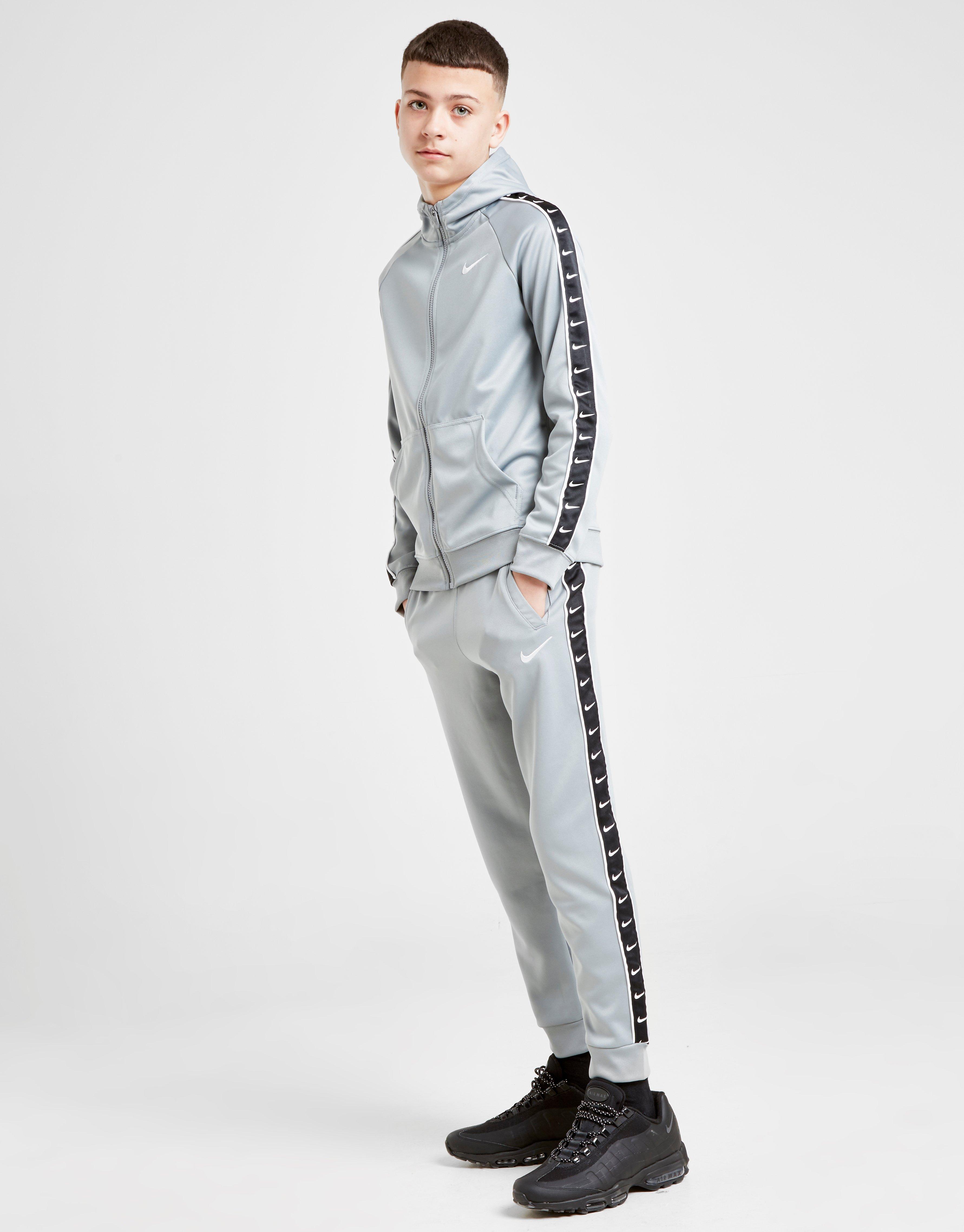 nike grey poly tracksuit