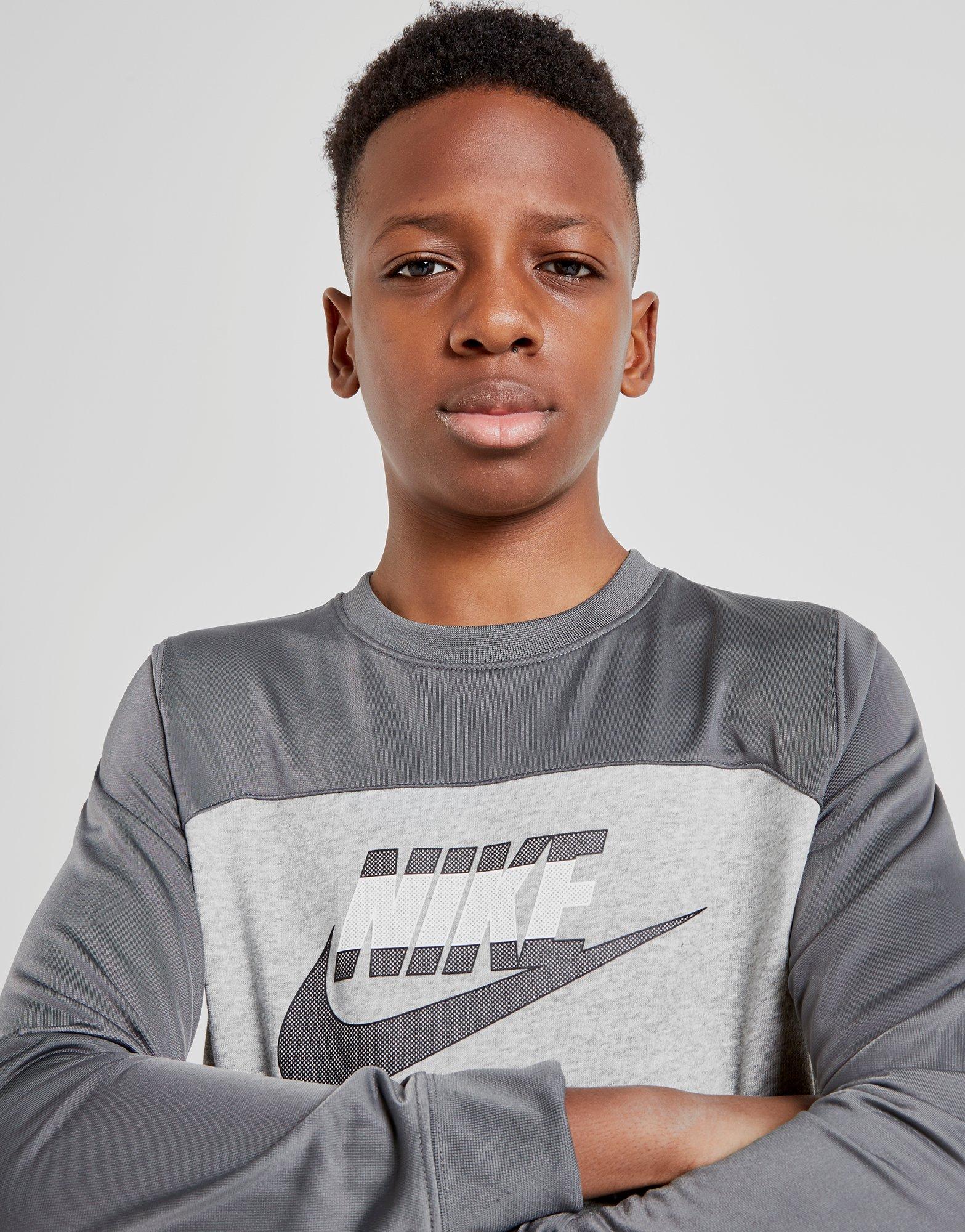 nike hybrid crew sweatshirt junior