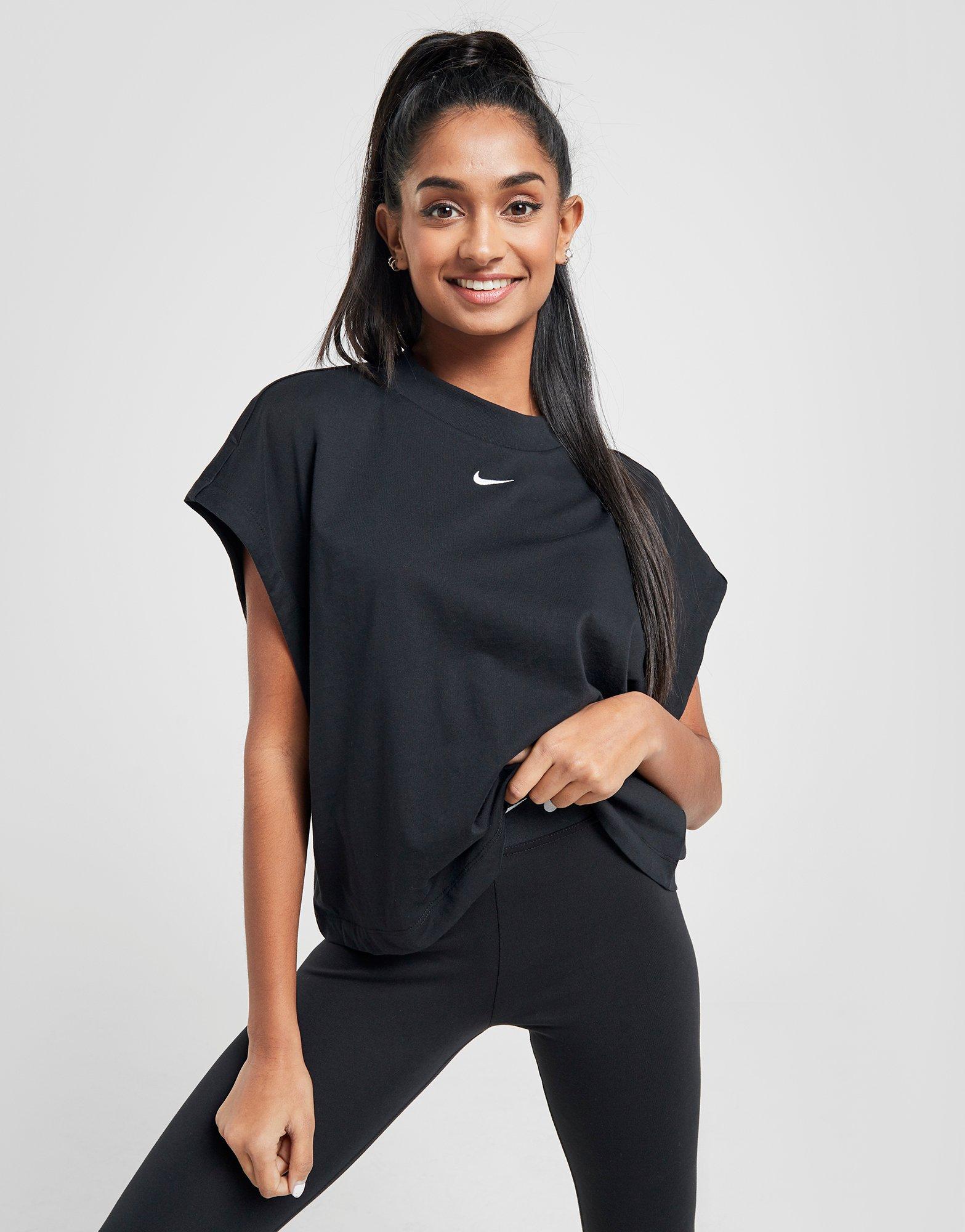 nike high neck t shirt