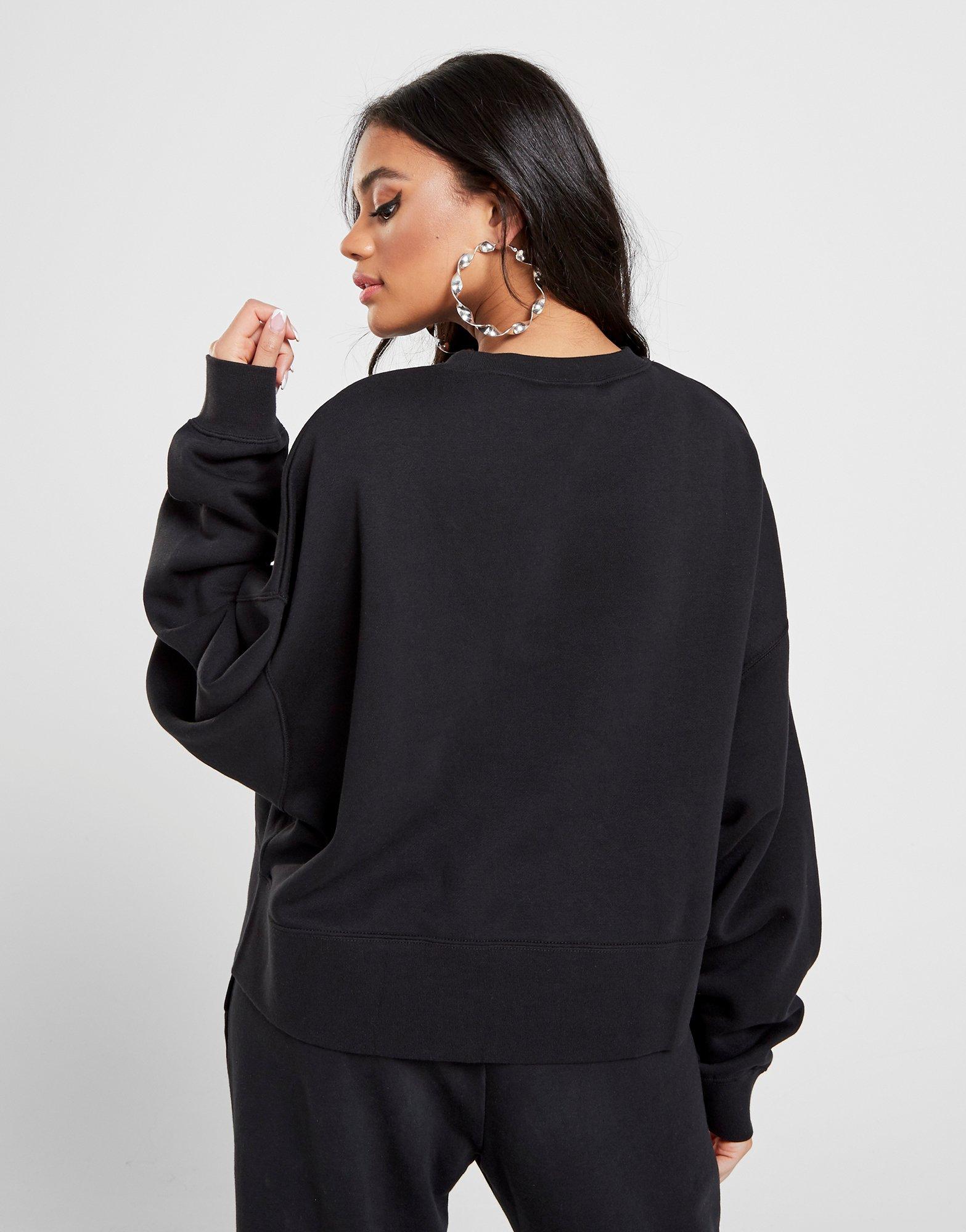 oversized black nike sweatshirt