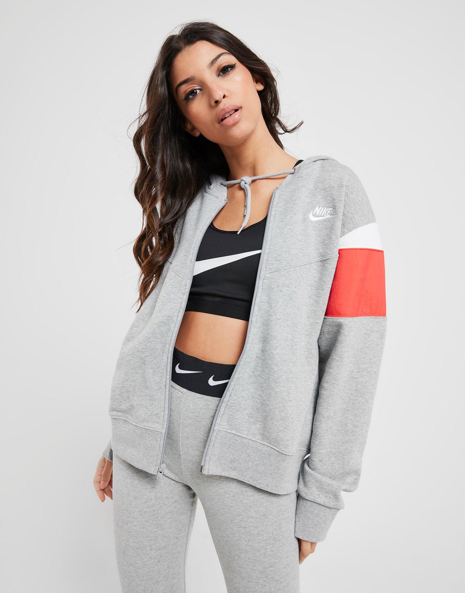 nike heritage full zip hoodie