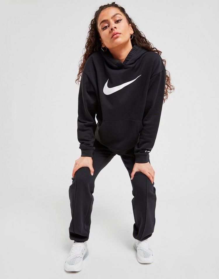 Buy Black Nike Swoosh Overhead Hoodie Women's | JD Sports | JD Sports ...