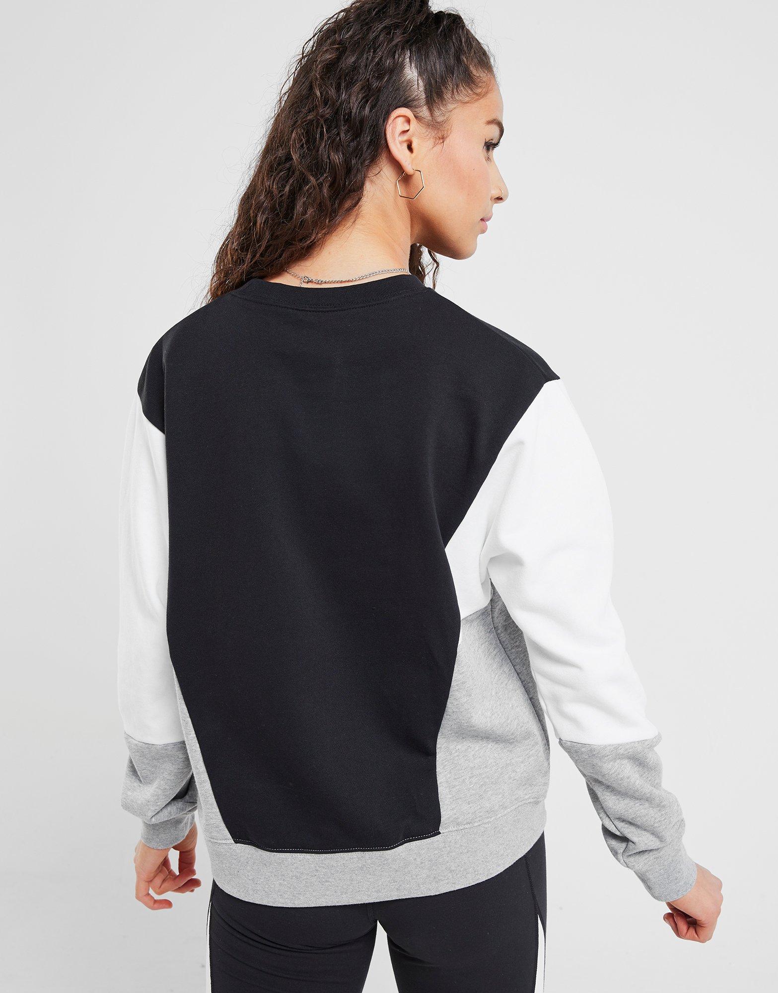 nike sportswear colour block crew sweatshirt