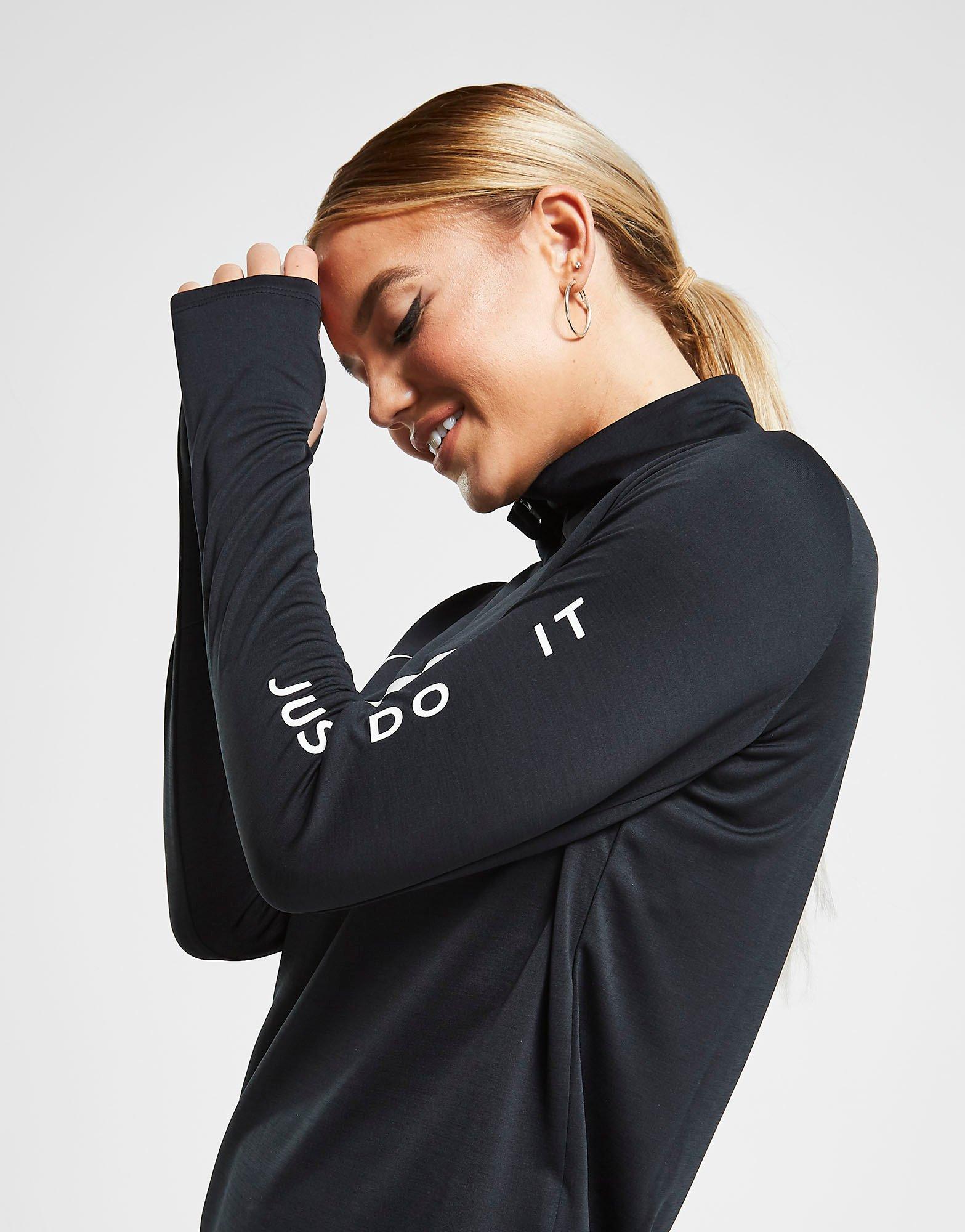 nike running quarter zip