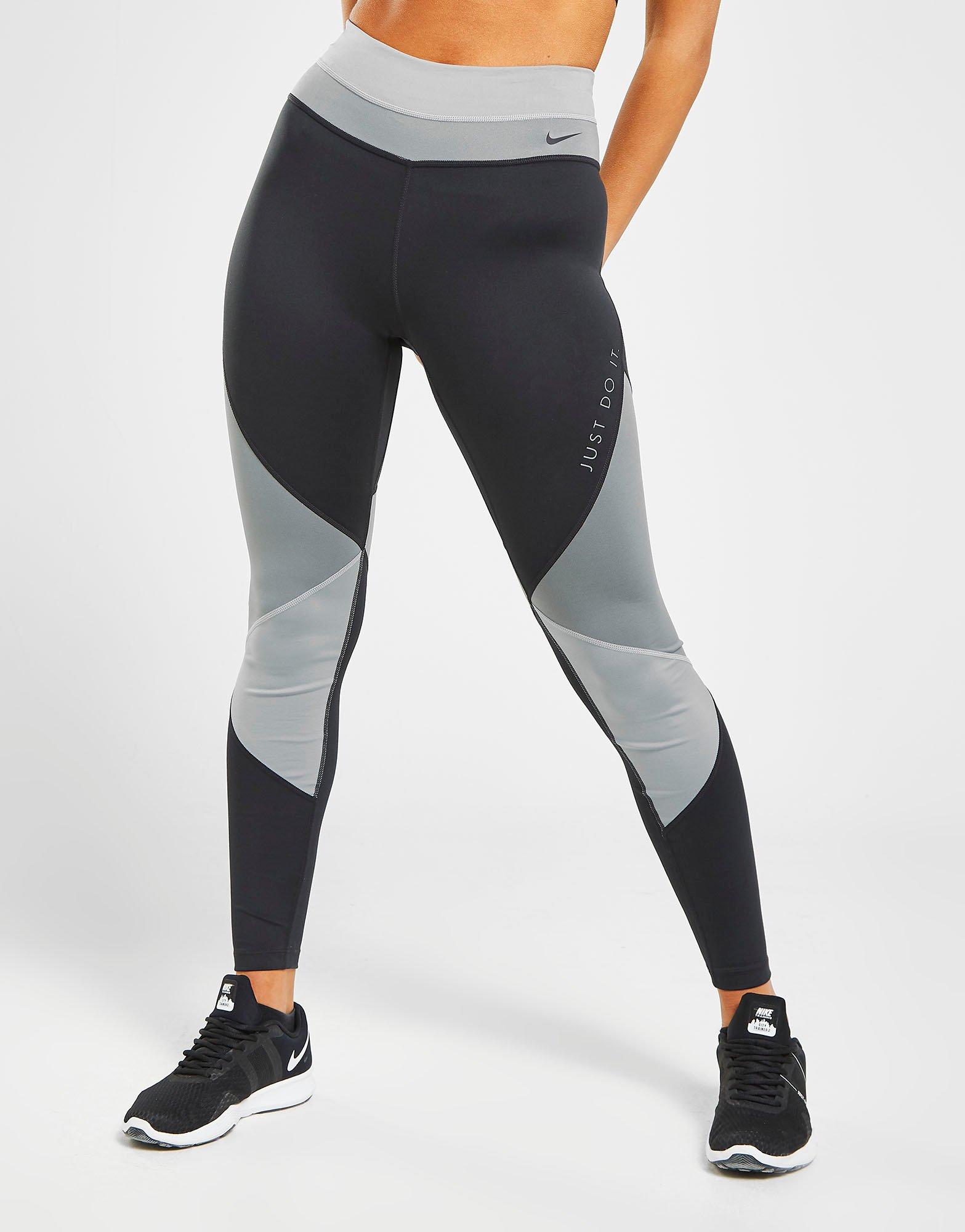 nike training colourblock tights