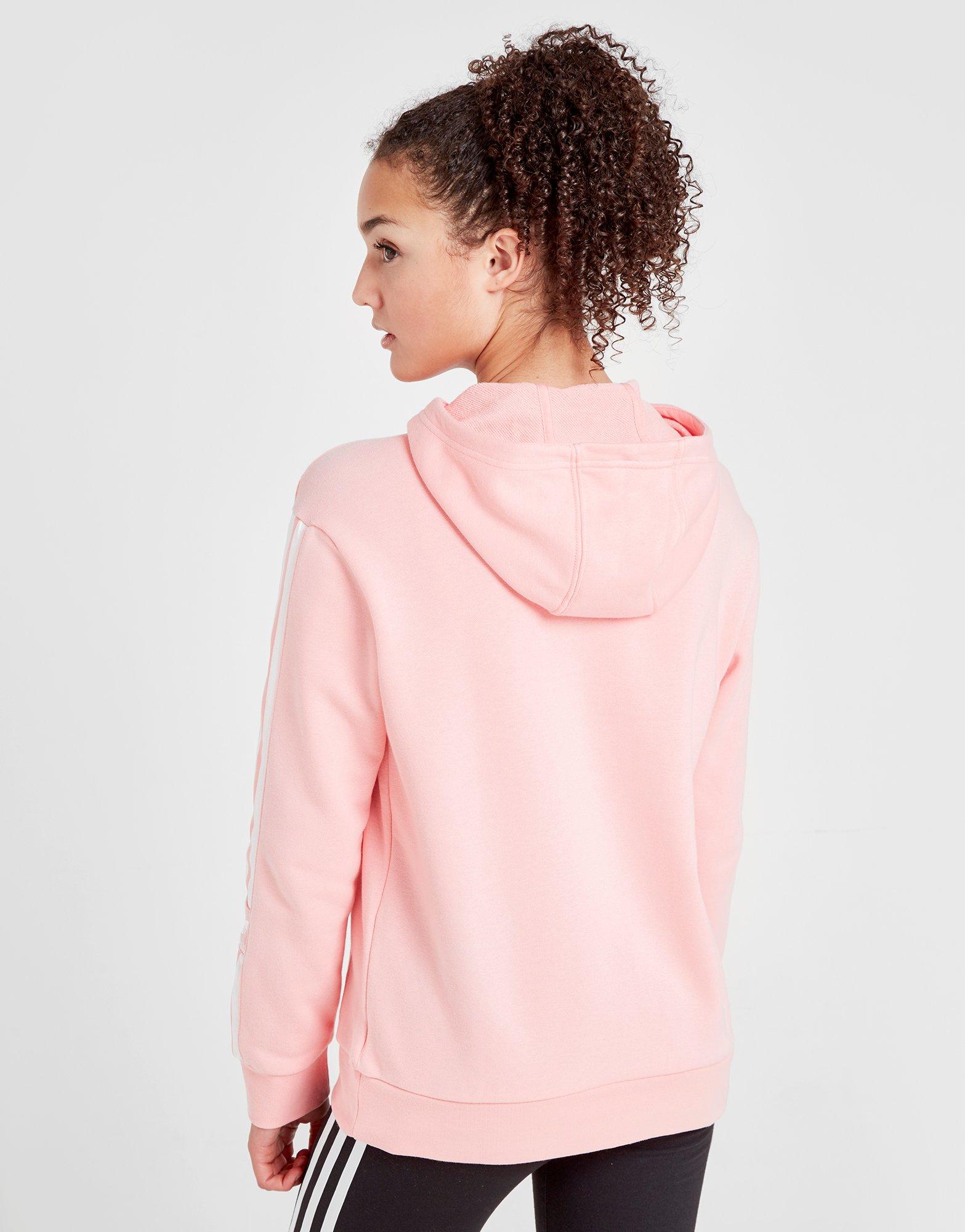 girls pink adidas hoodie