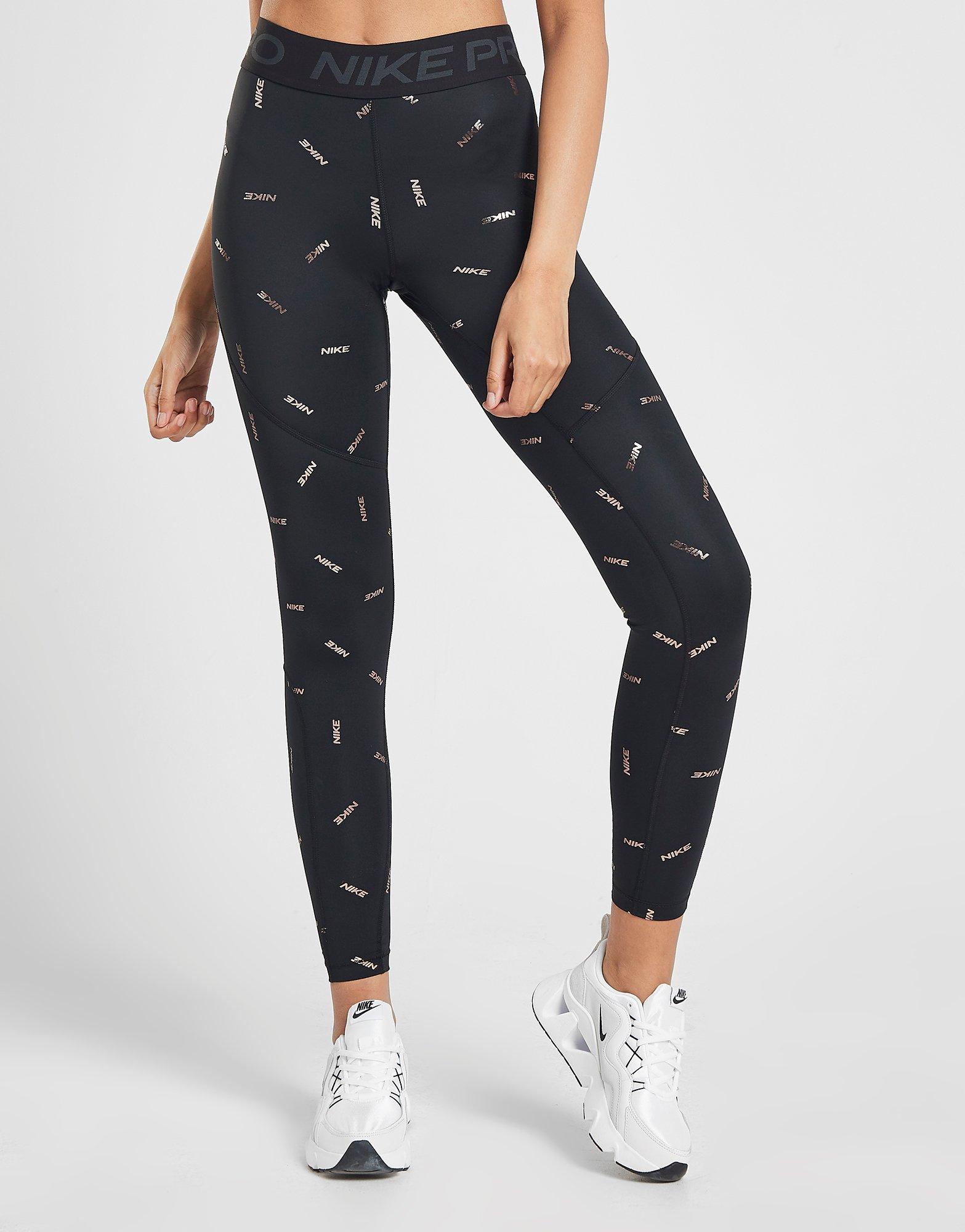 nike training all over print tights