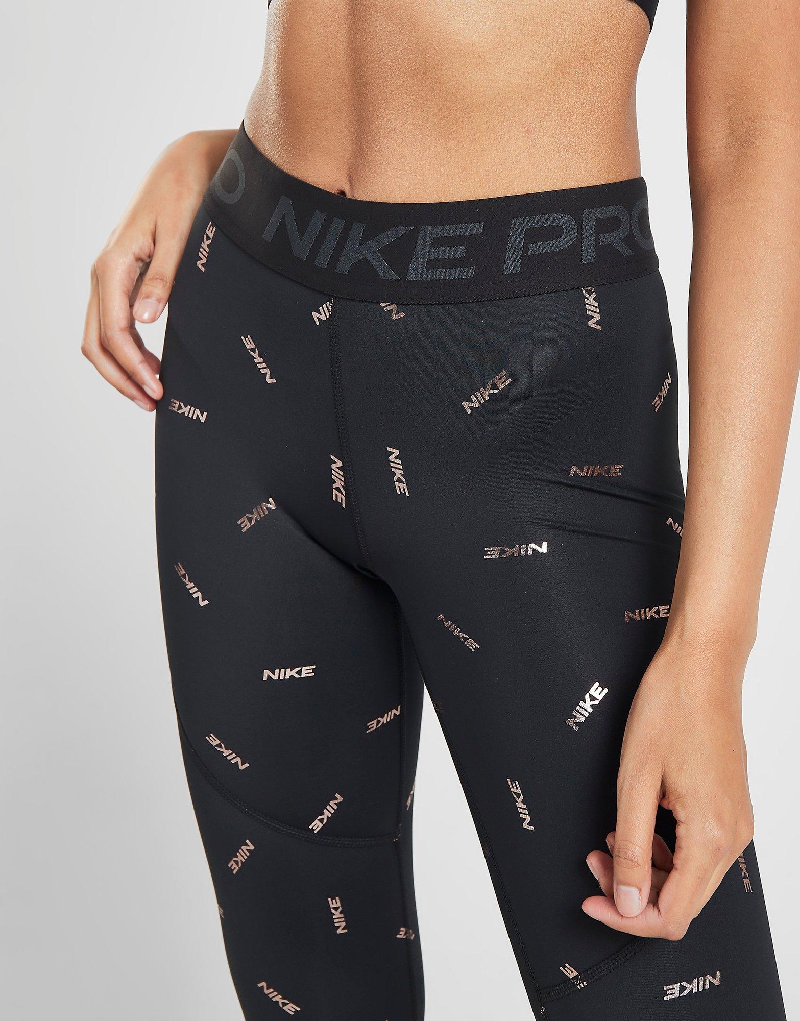 nike training all over print tights