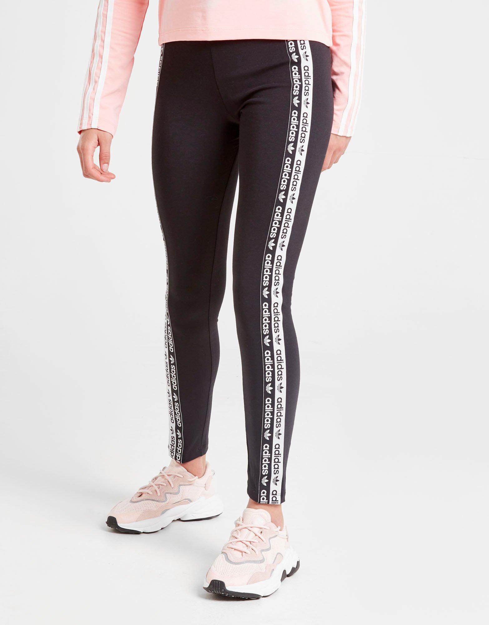 adidas logo taped leggings