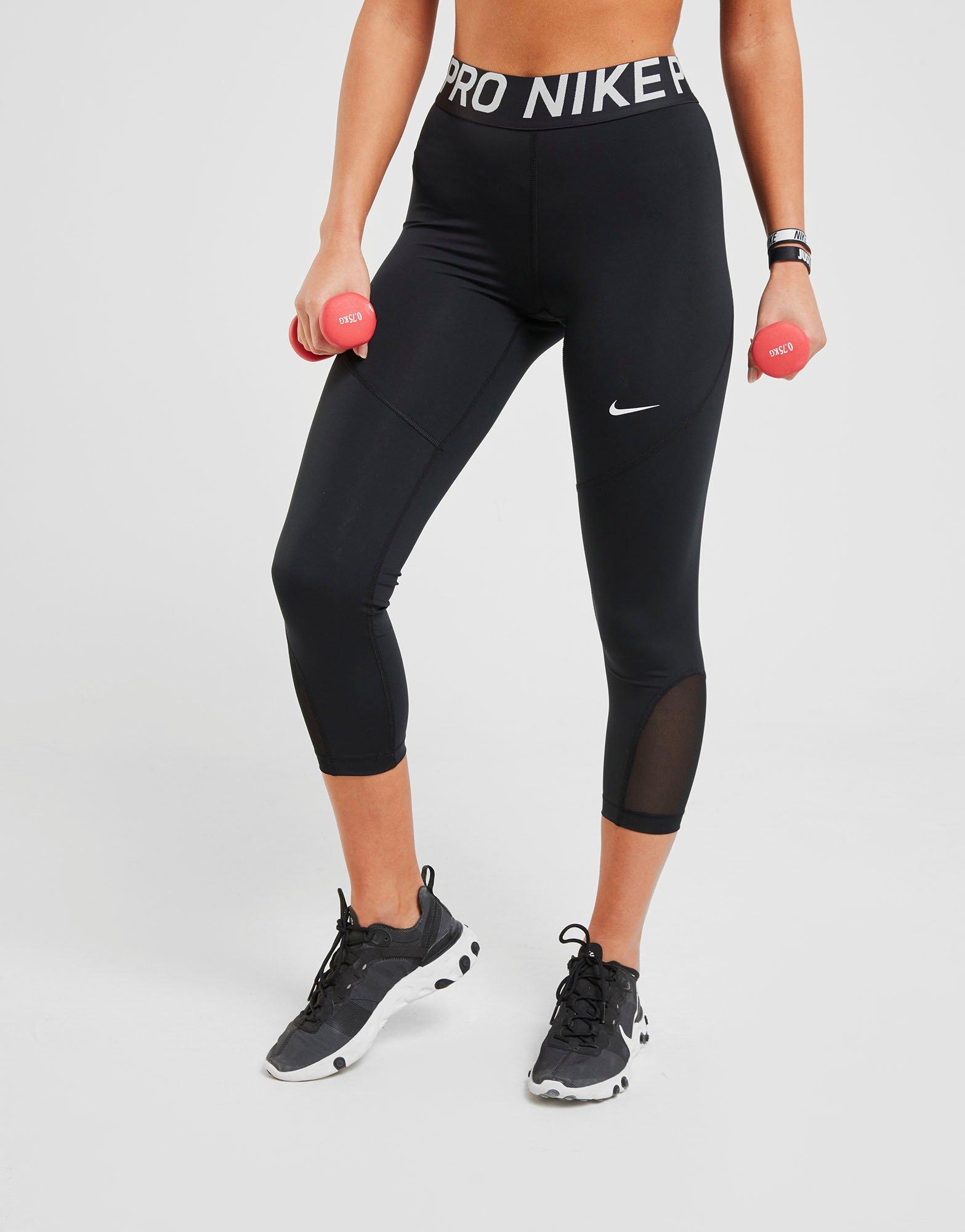 nike training pro cropped leggings