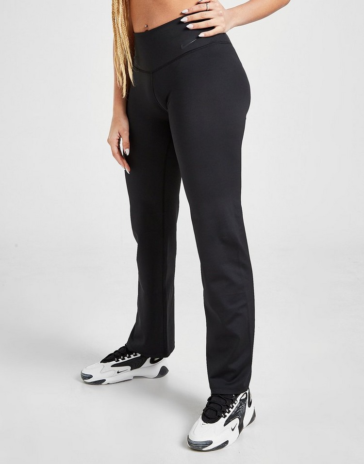 Koop Zwart Nike Training Studio Flare Tights Dames | JD Sports