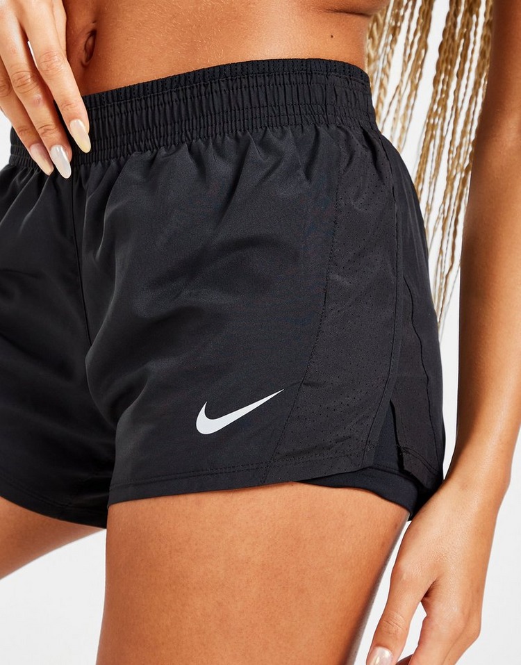 Acquista Nike Running 10k 2 In 1 Shorts Donna In Nero Jd Sports