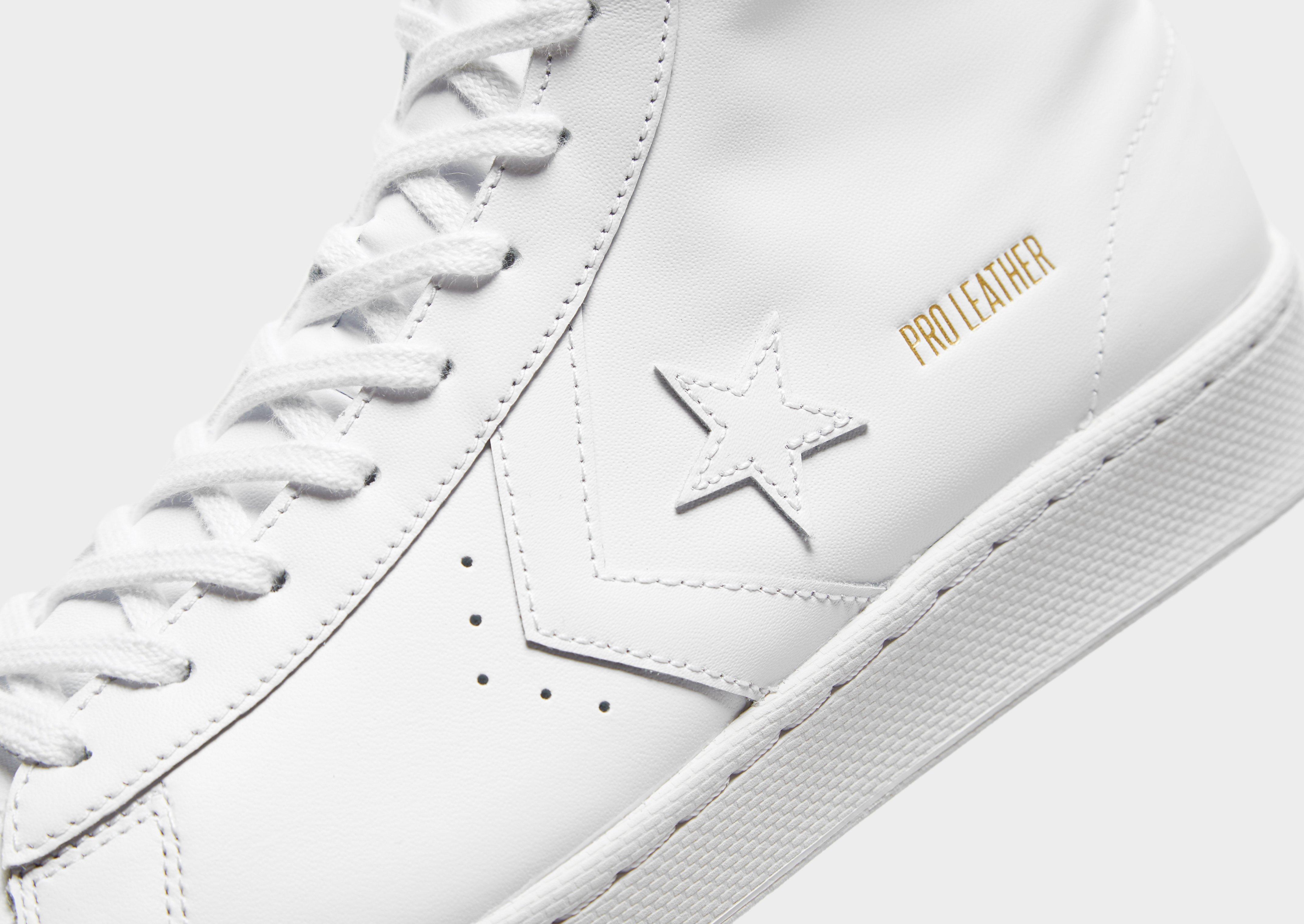 converse pro leather argento