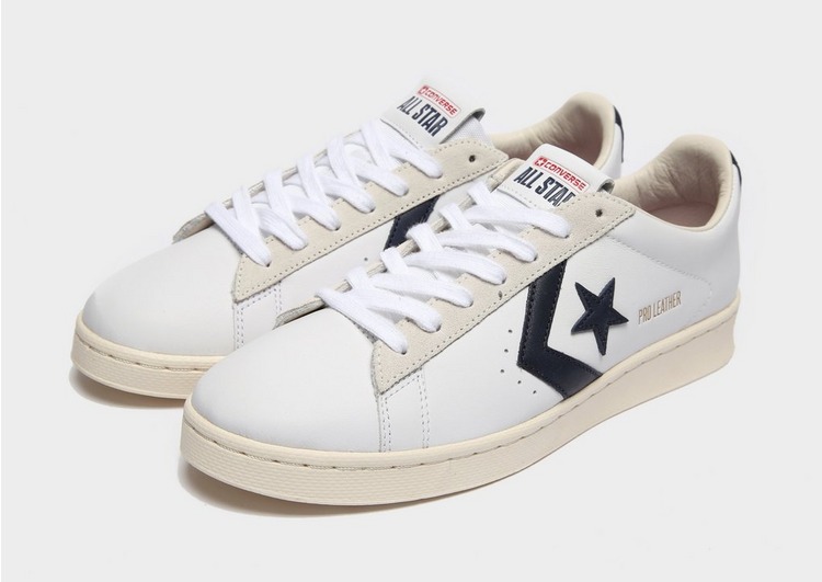 converse pro leather double logo