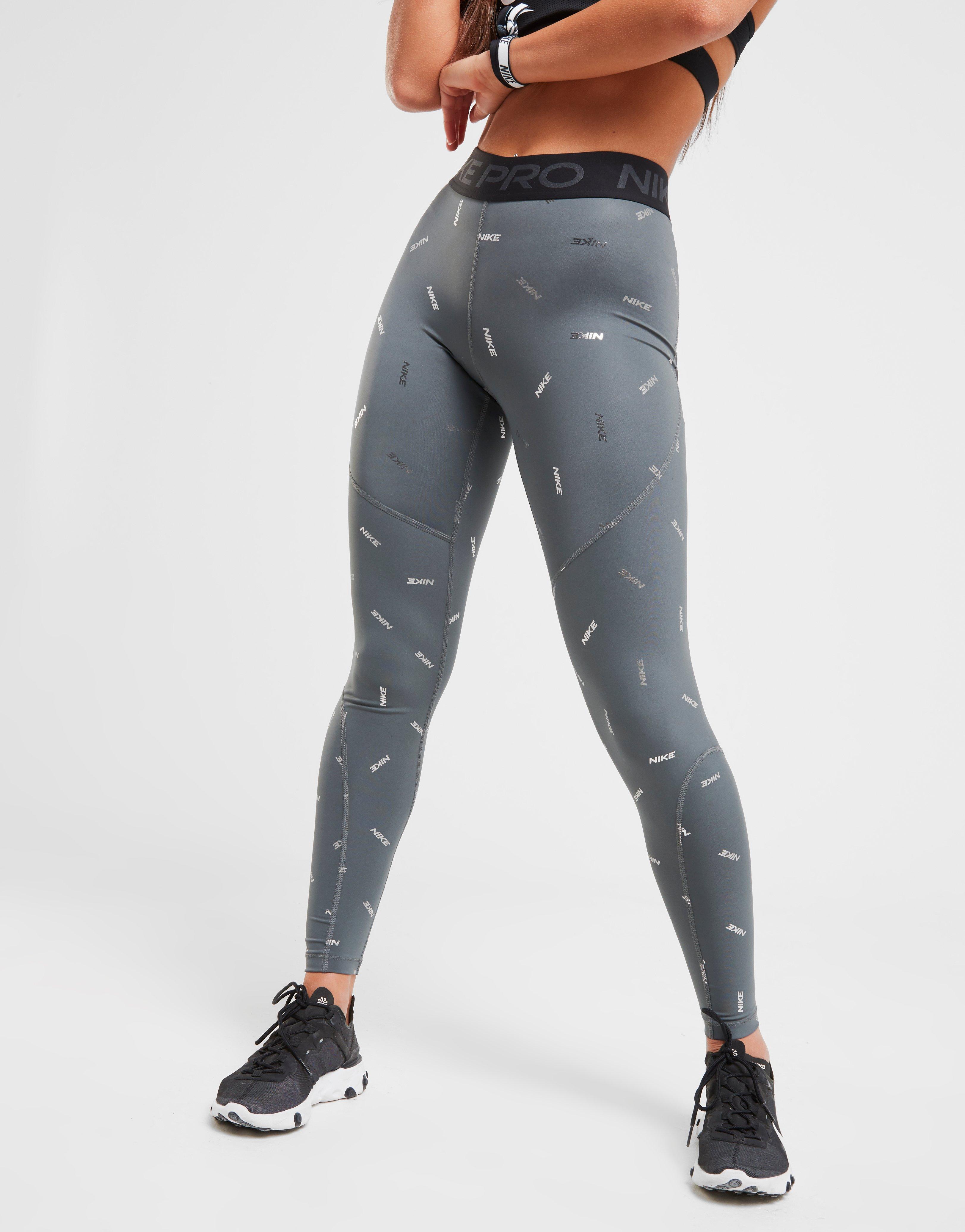 nike training all over print tights