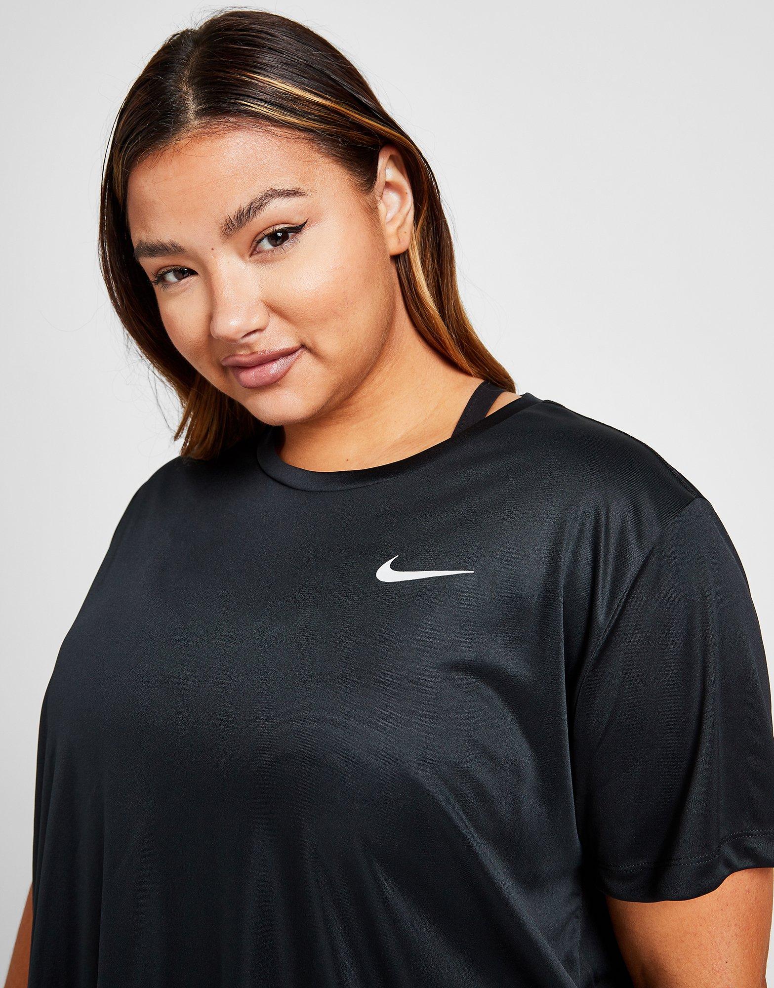 nike miler women's running top