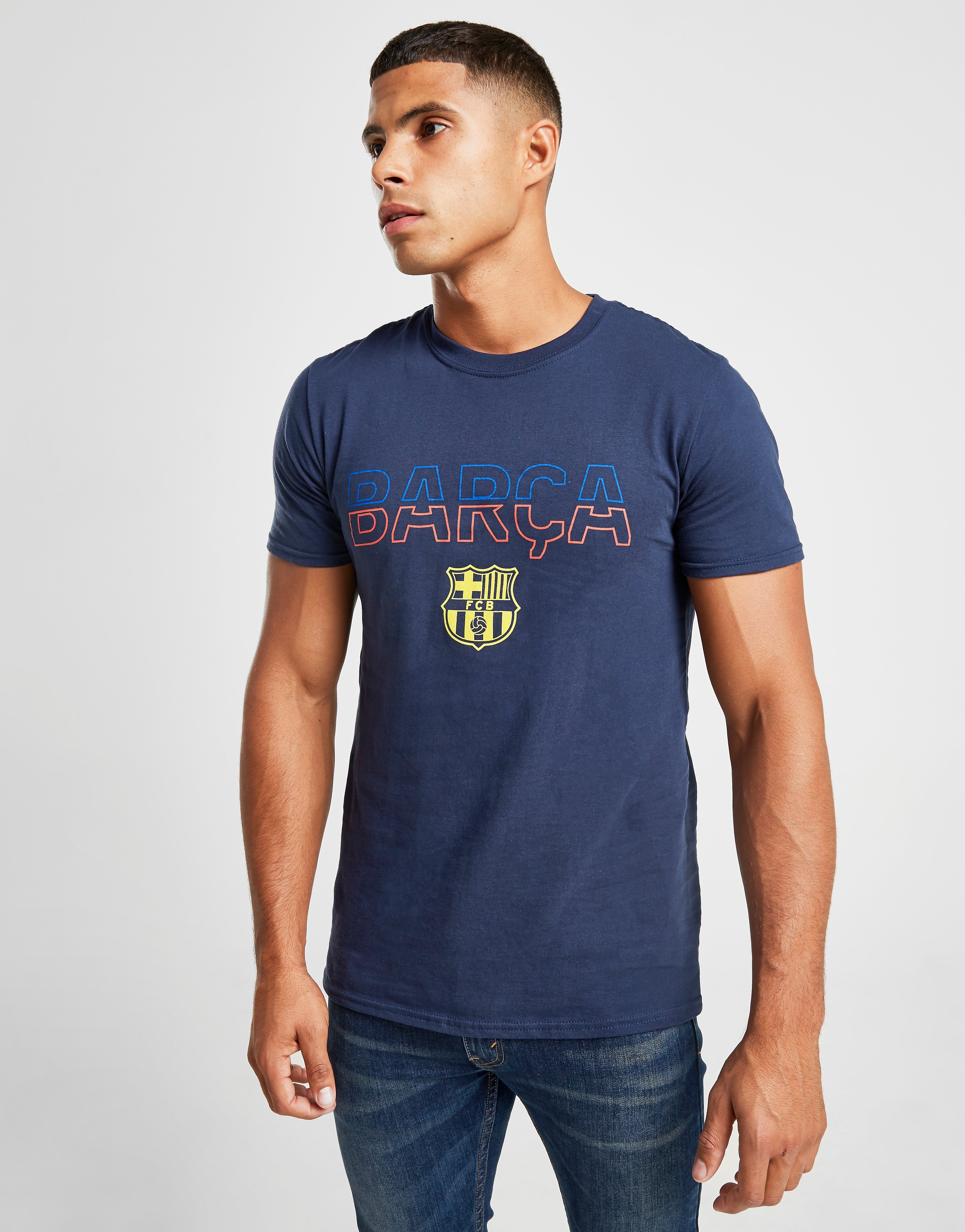 Blue Official Team FC Barcelona T-Shirt | JD Sports