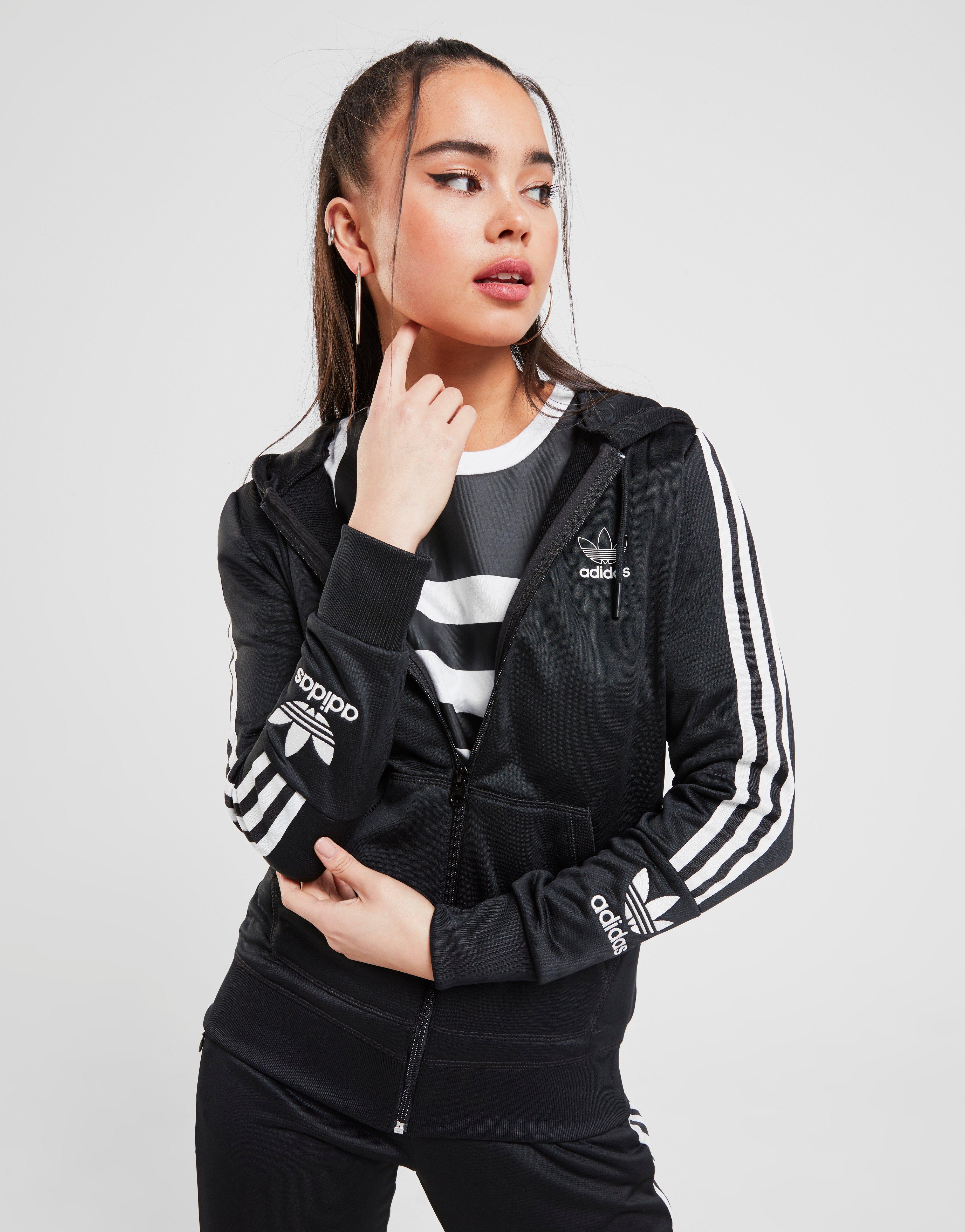 adidas long zip up hoodie womens