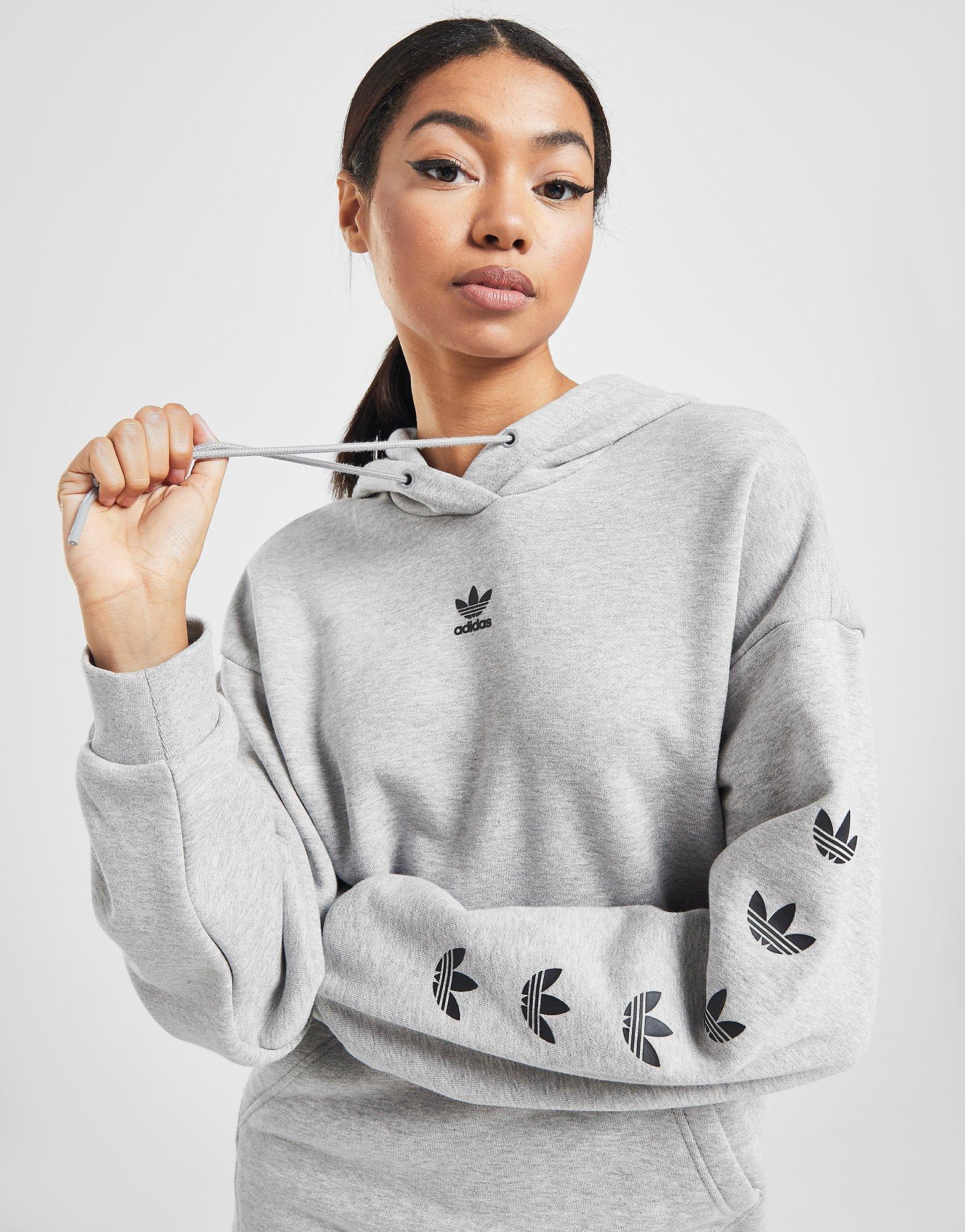 adidas originals sweat capuche trefoil femme