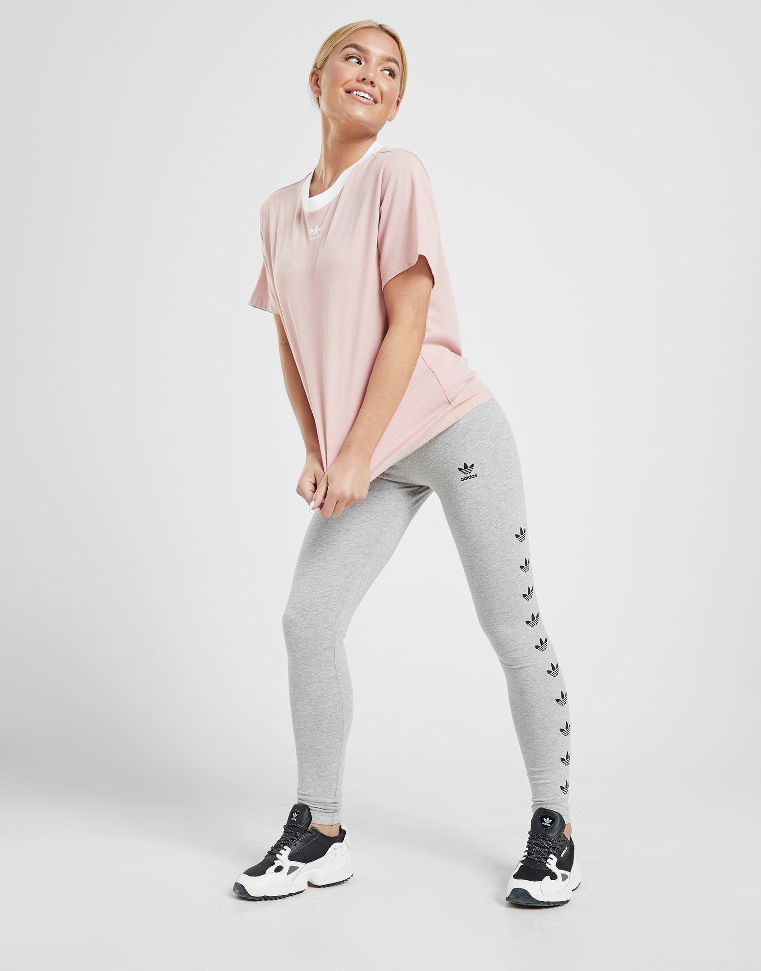 pink adidas shirt womens