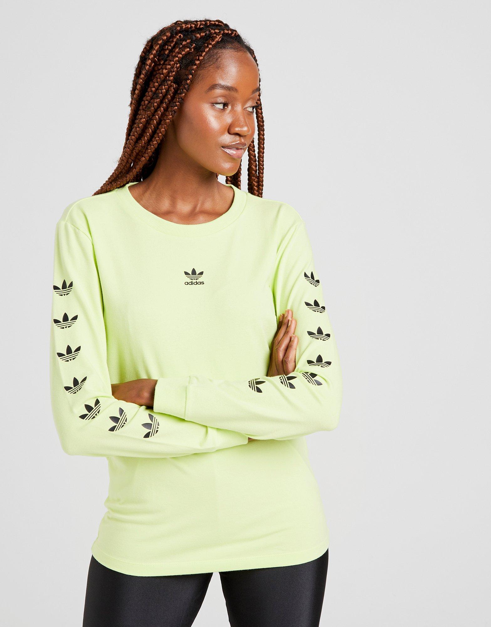 adidas trefoil long sleeve t shirt