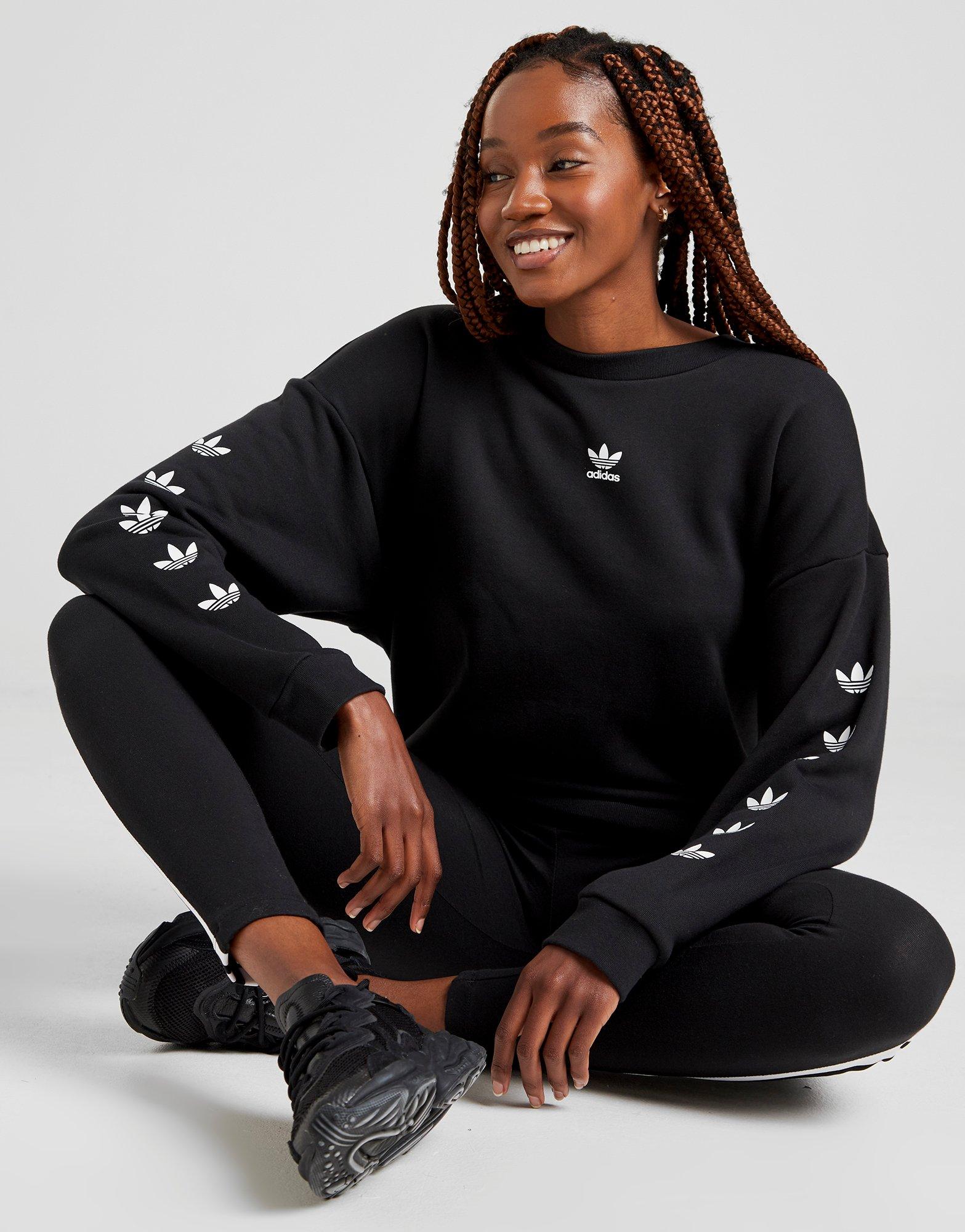 adidas sweatshirt trefoil crew