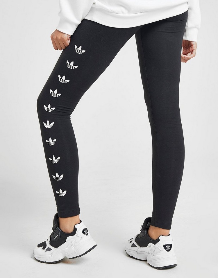 Acquista adidas Originals Repeat Trefoil Leggings Donna in Nero | JD Sports