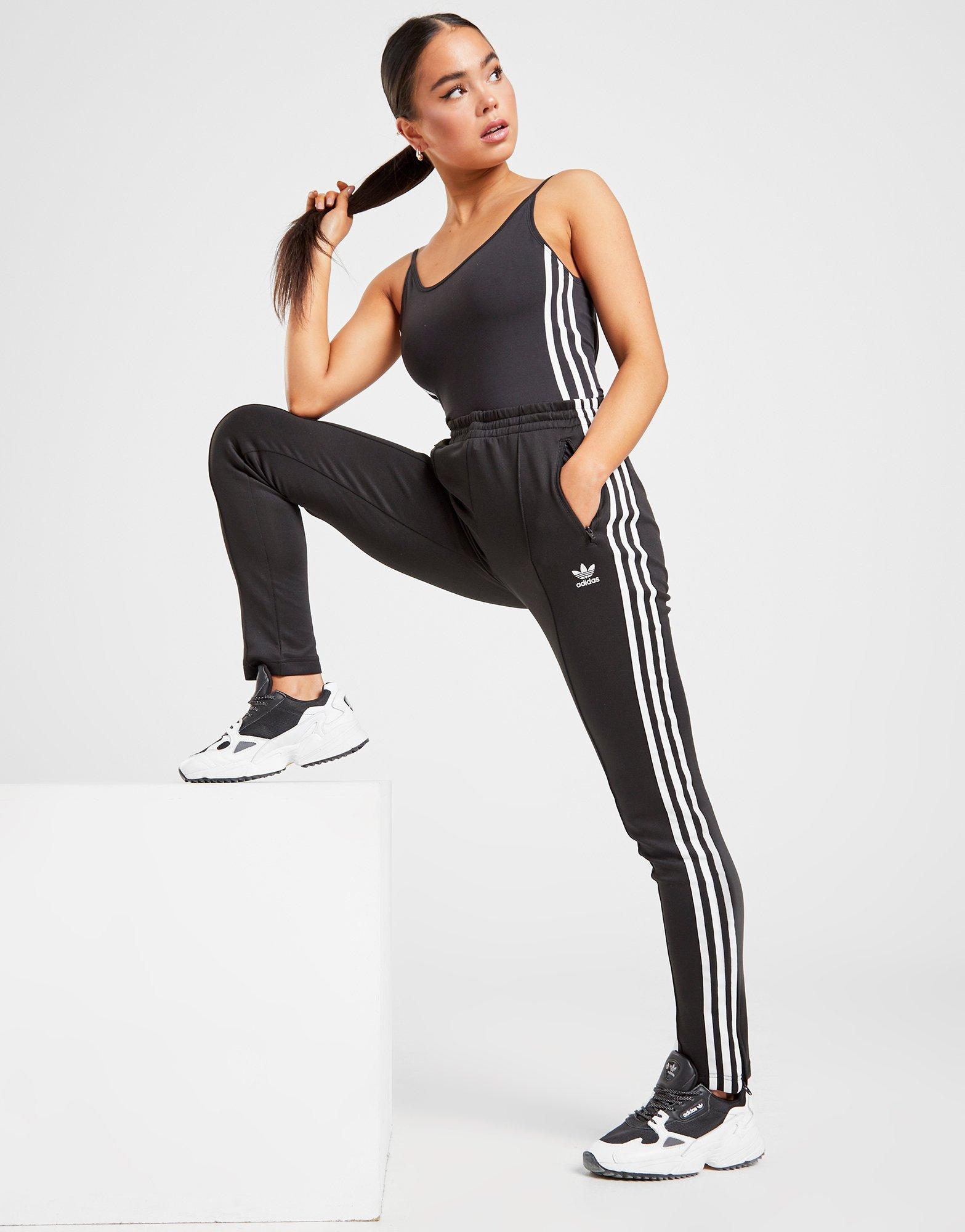 adidas slim retro track pants