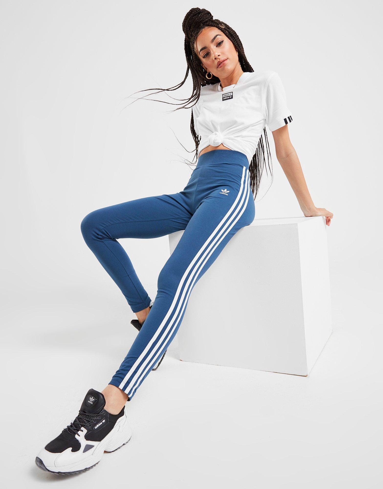 blue adidas leggings