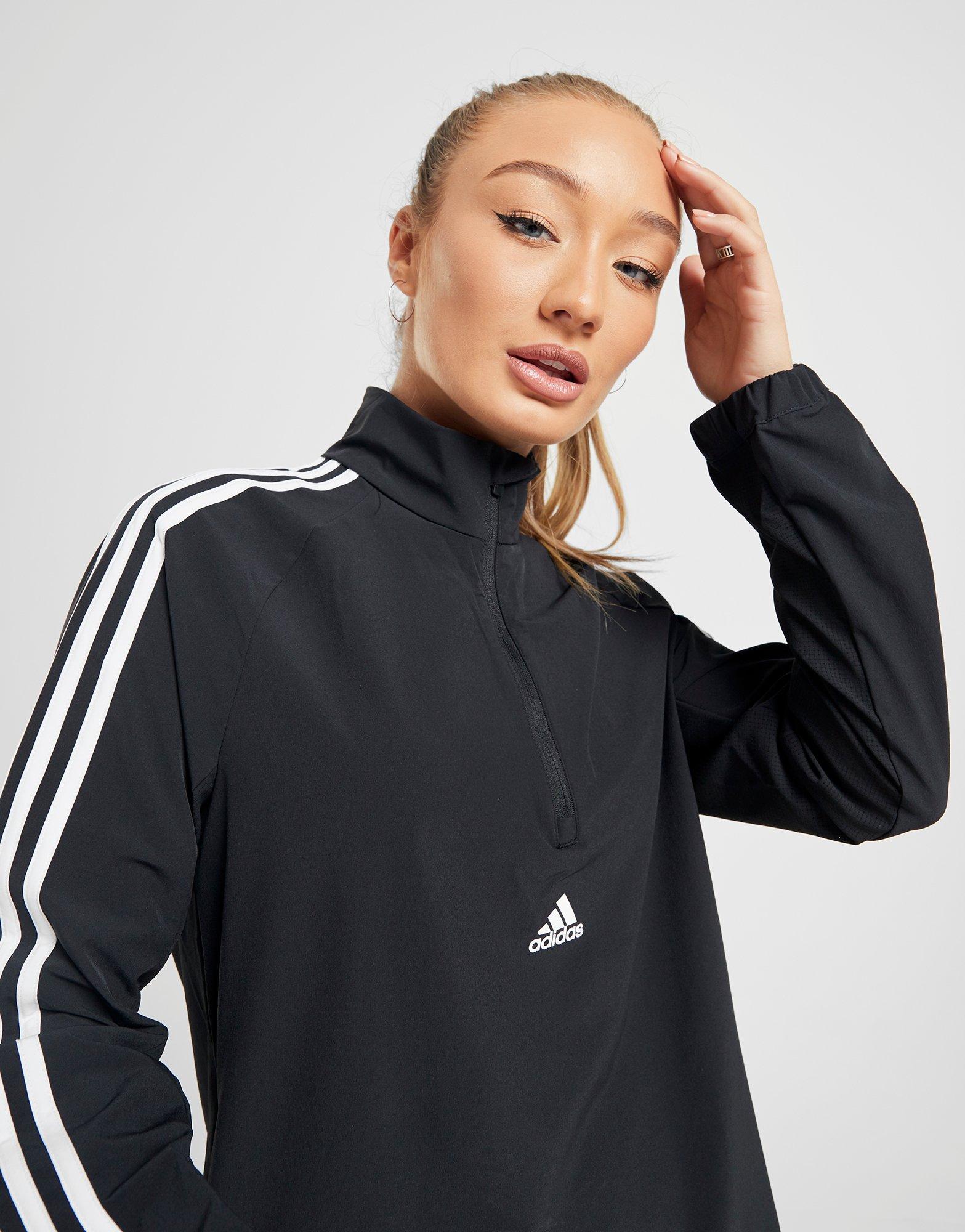 adidas half stripe jacket