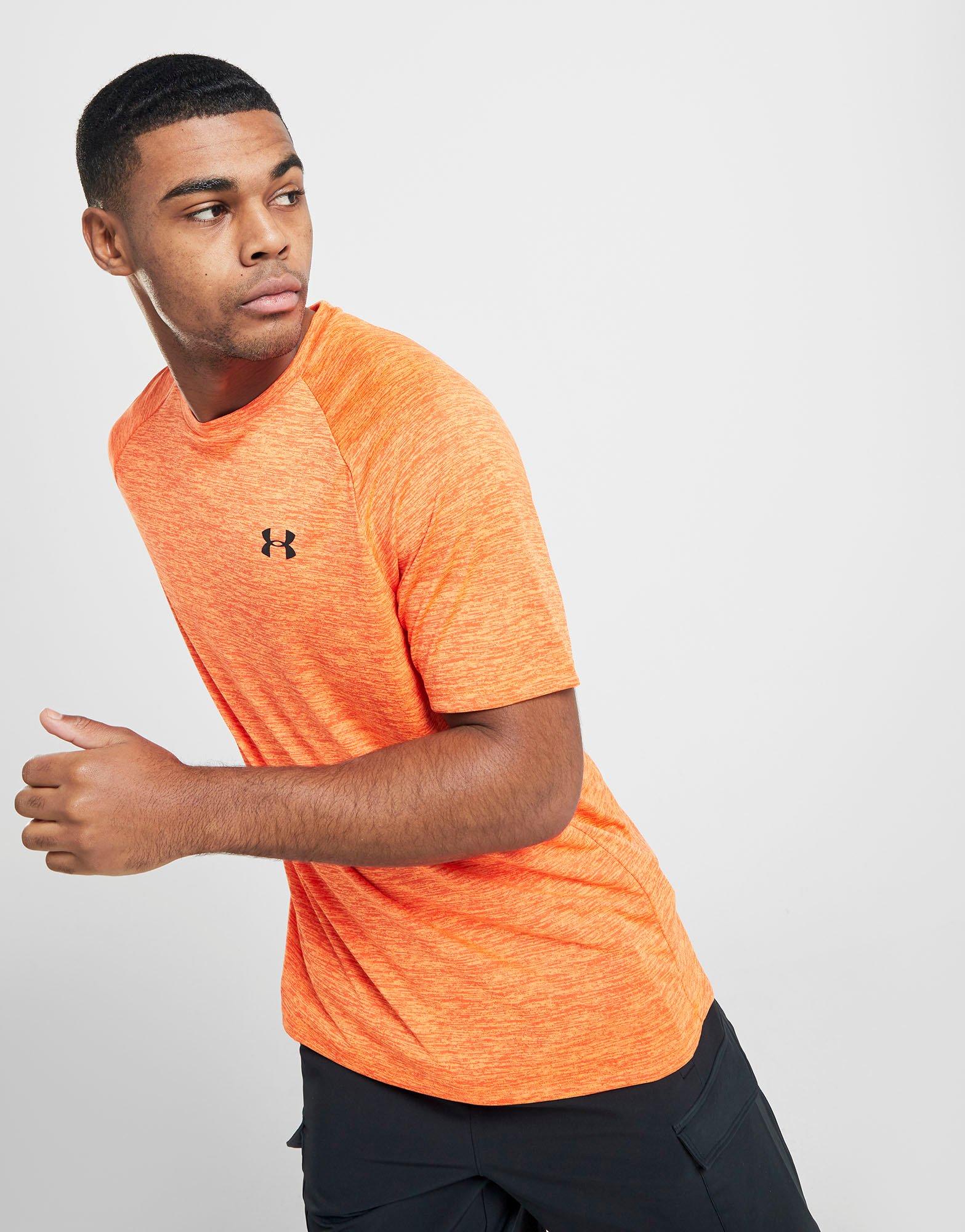 orange under armour t shirt