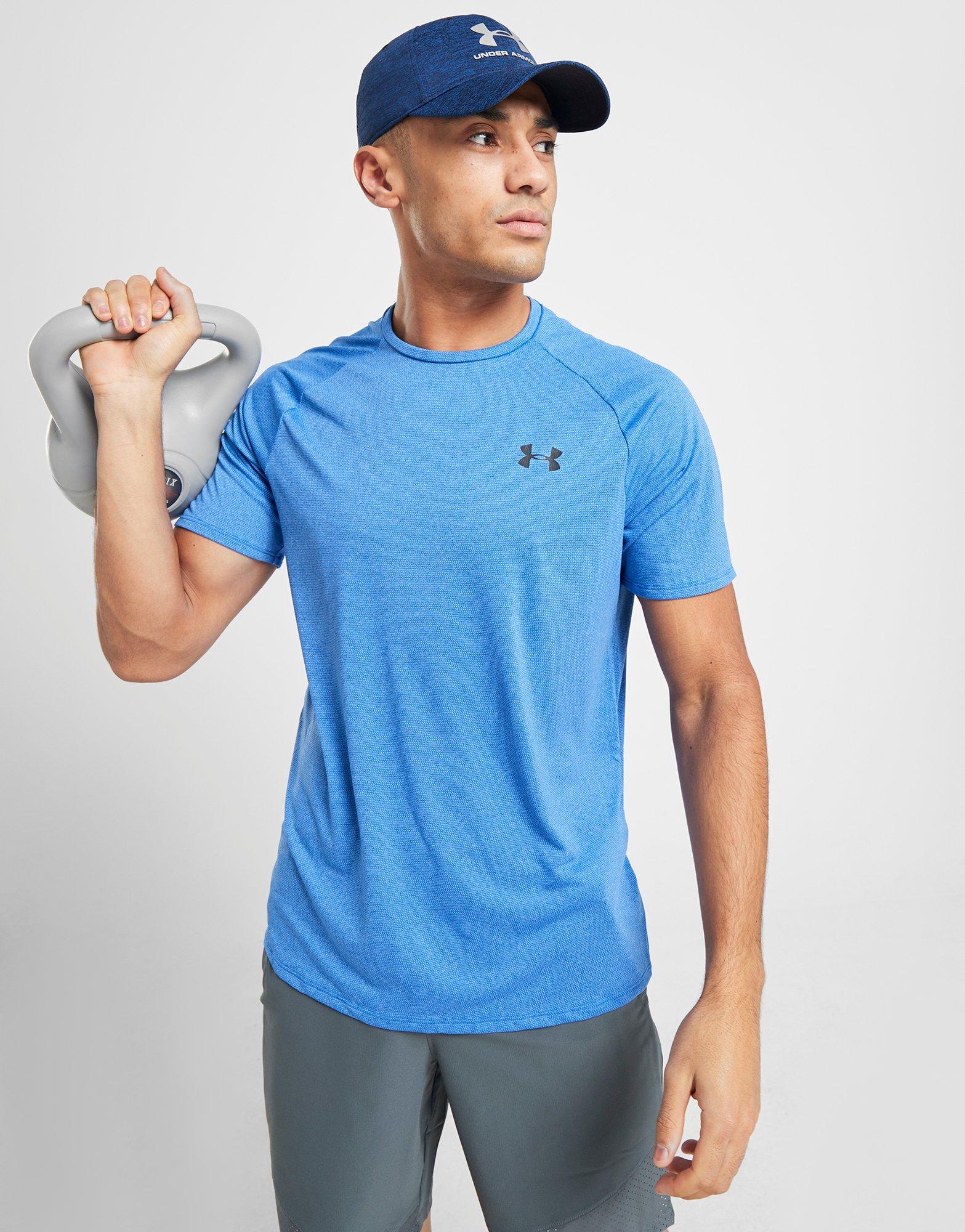 Blue Under Armour Tech Novelty T-Shirt 