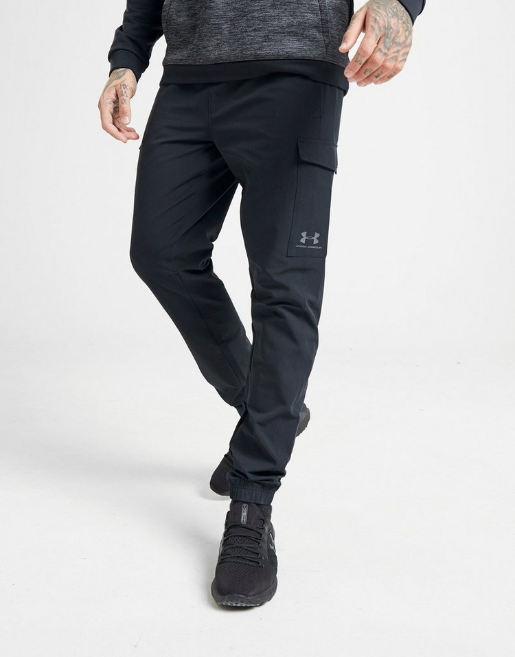 Koop Zwart Under Armour Woven Cargo Pants Heren JD Sports