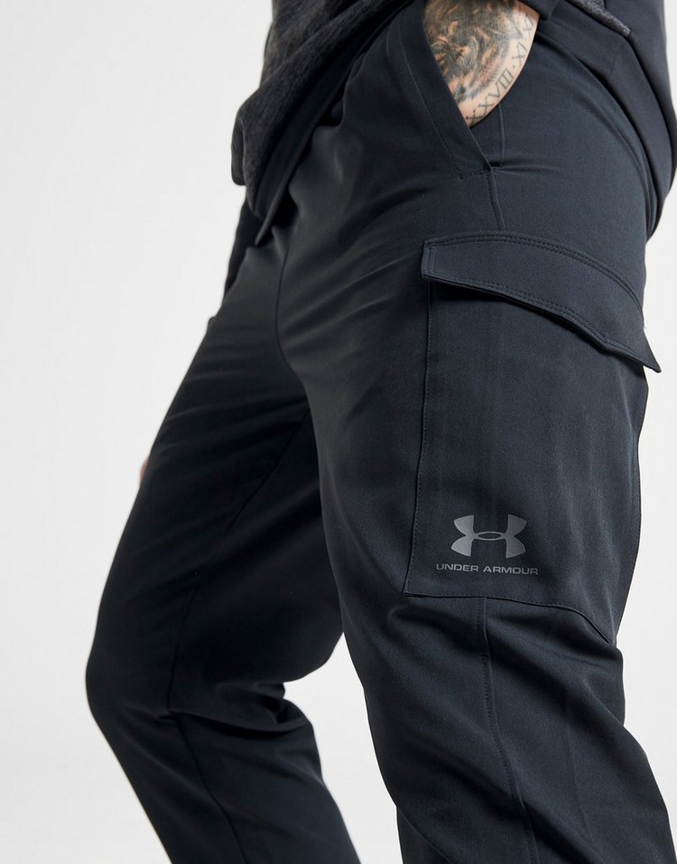 Buy Black Under Armour Woven Cargo Pants JD Sports JD Sports Ireland