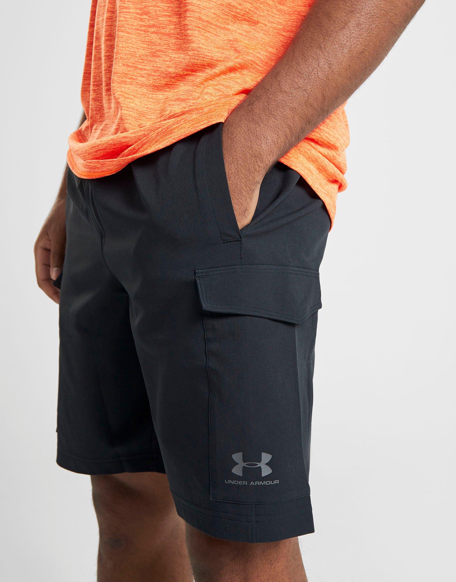 under armour woven cargo shorts