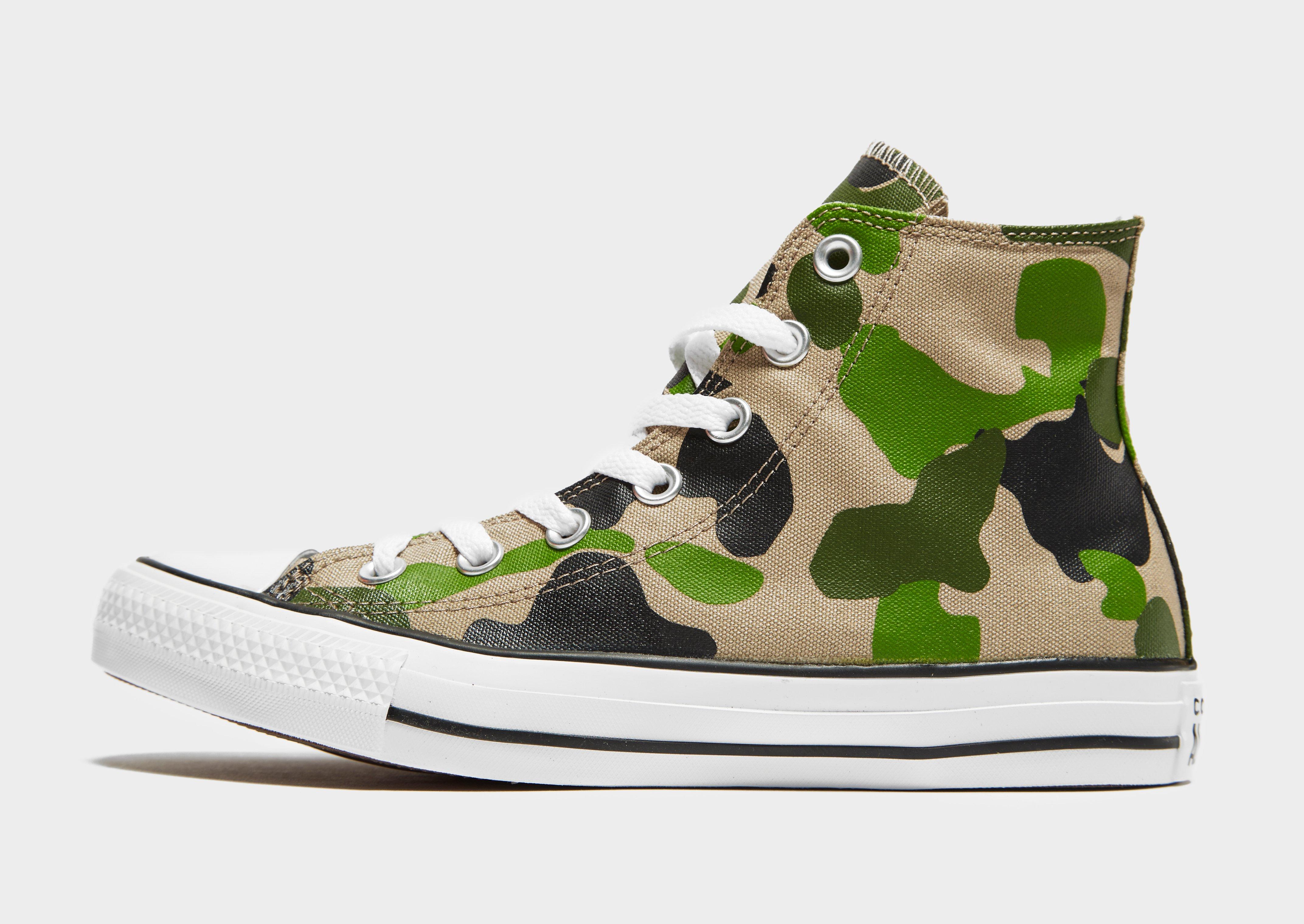 converse camouflage femme