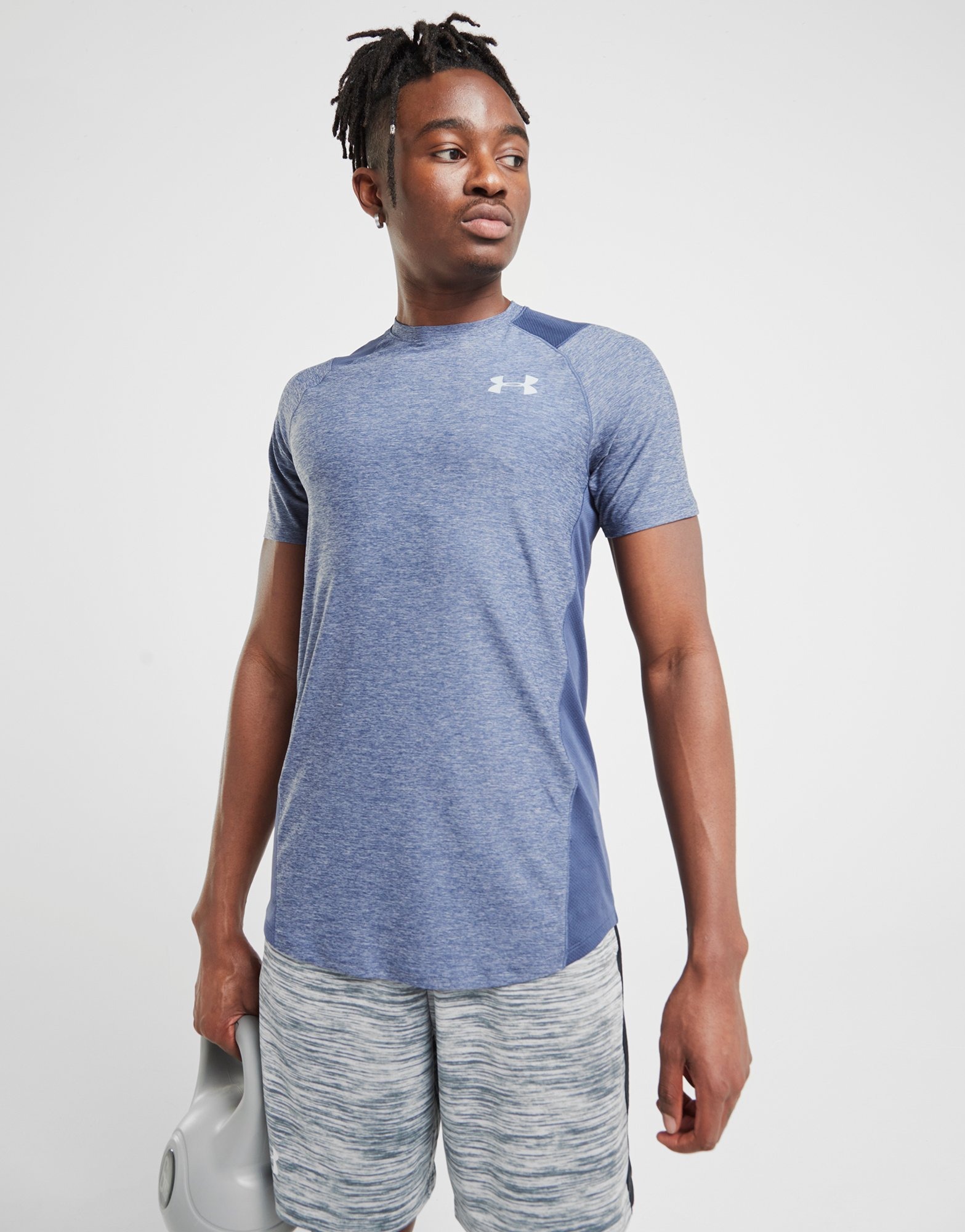 Buy Blue Under Armour MK1 Tech TShirt JD Sports JD Sports Ireland