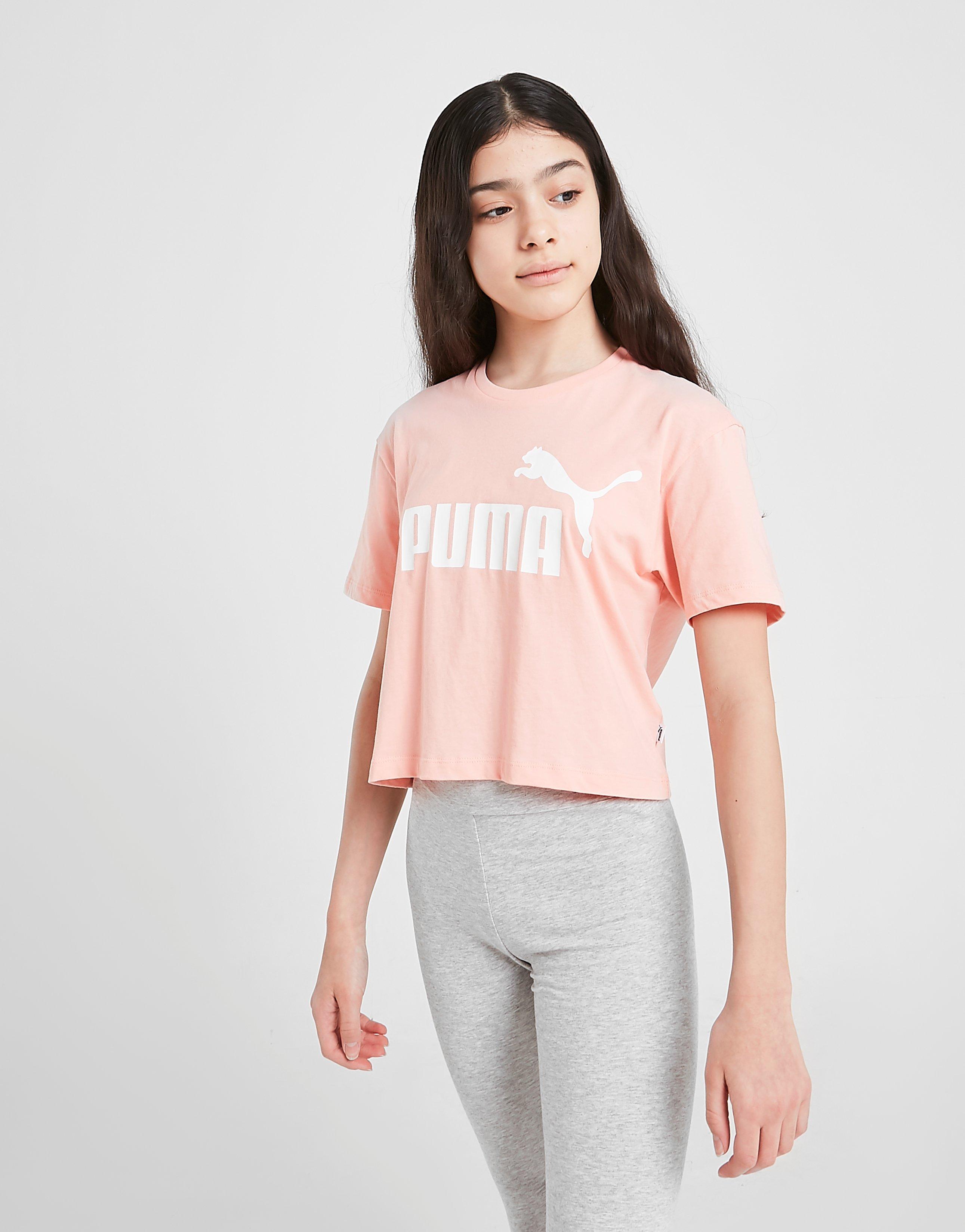 PUMA Girls' Core Crop T-Shirt Junior 