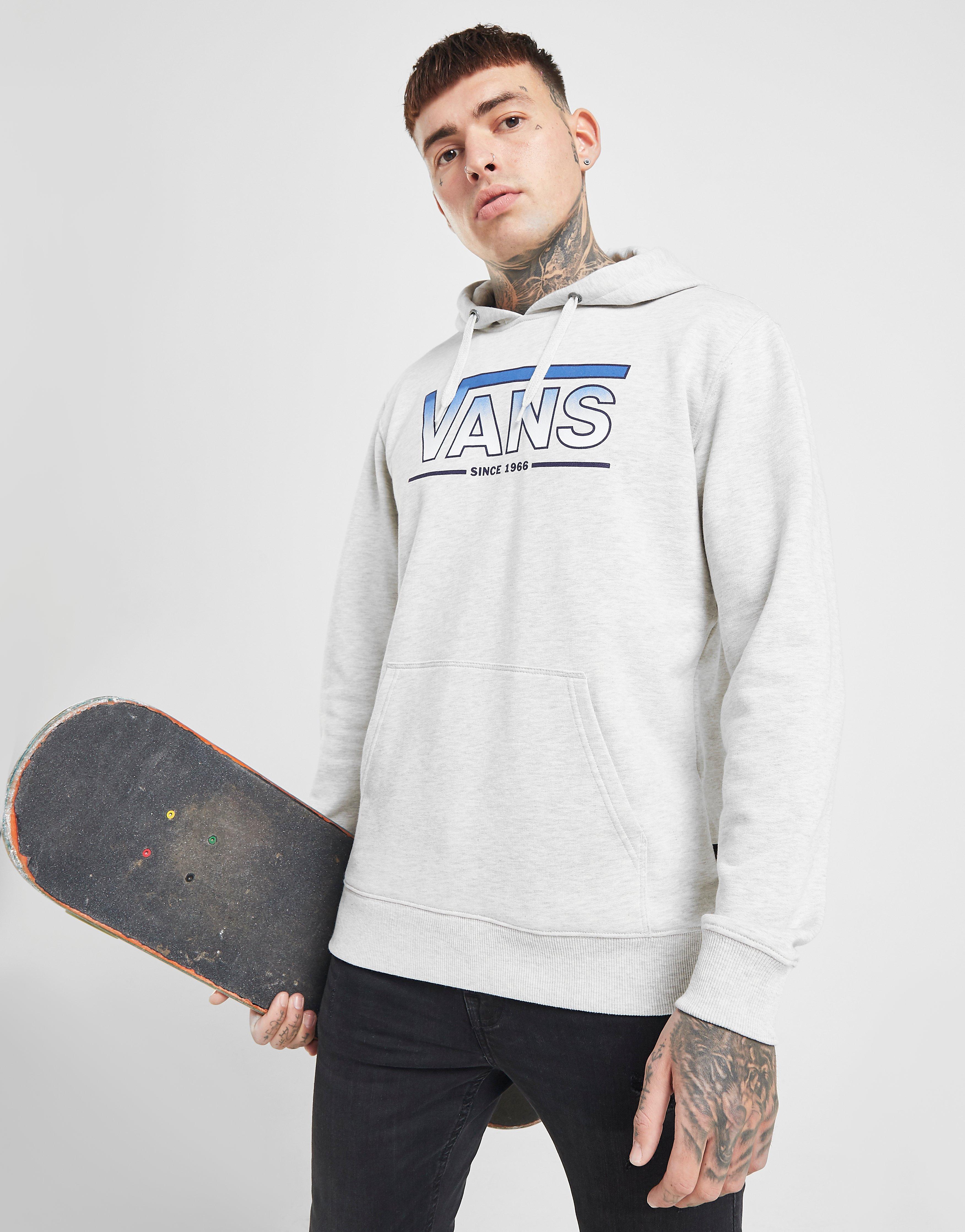 sweat à capuche vans homme gris