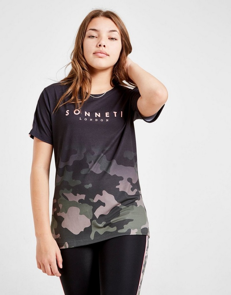 Sonneti Girls' Camo Gradient Boyfriend T-Shirt Junior