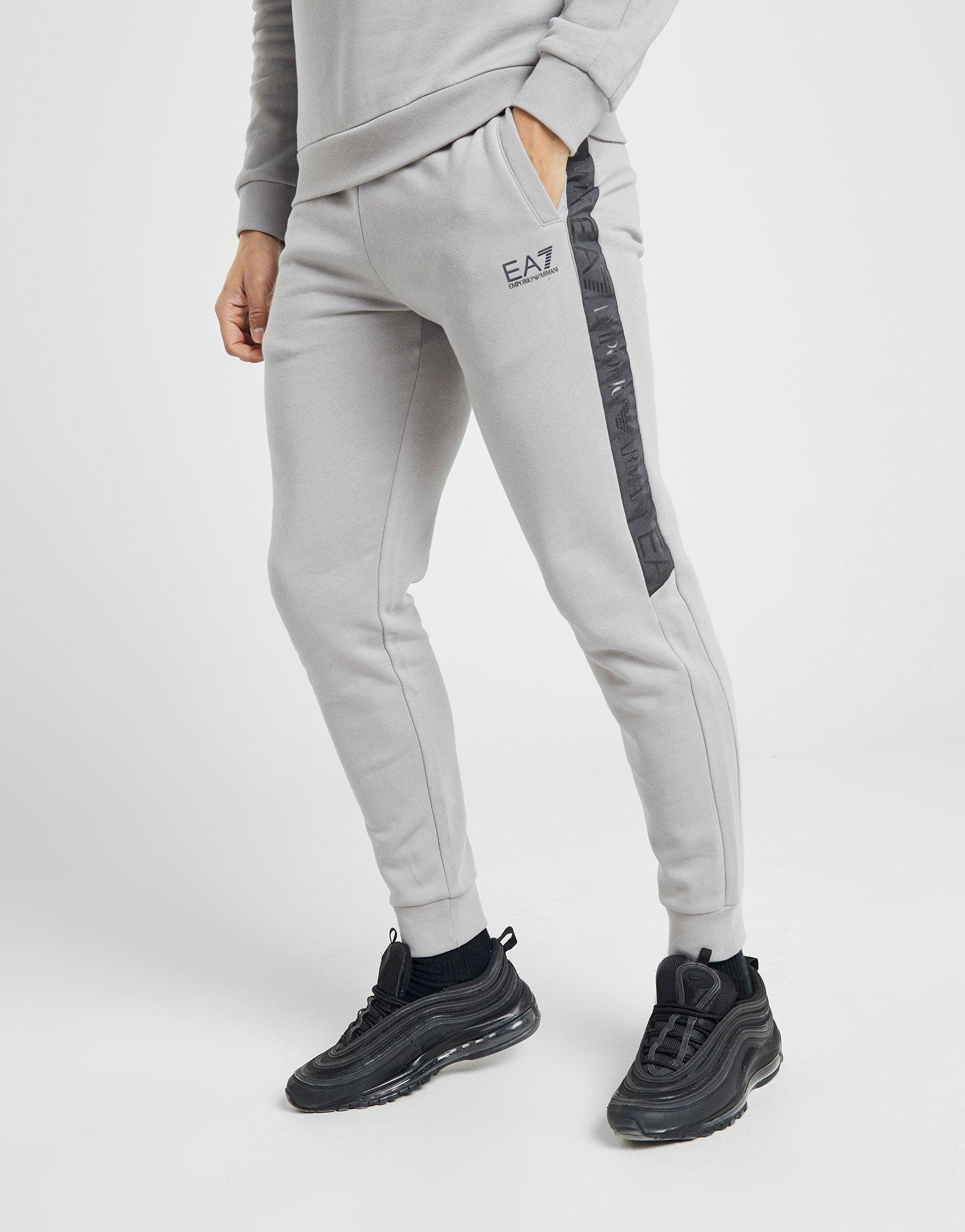 armani tracksuit bottoms grey