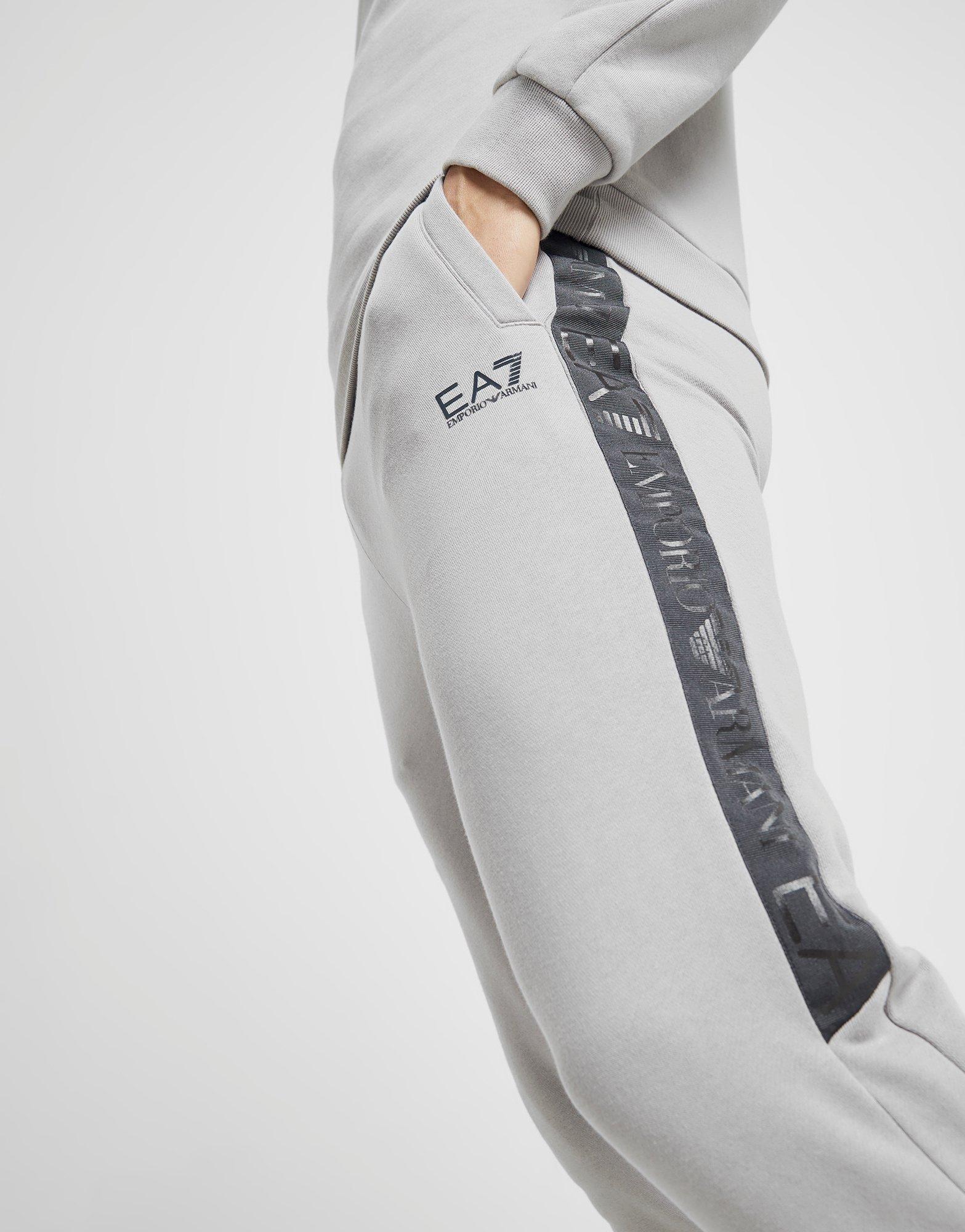 mens ea7 grey tracksuit