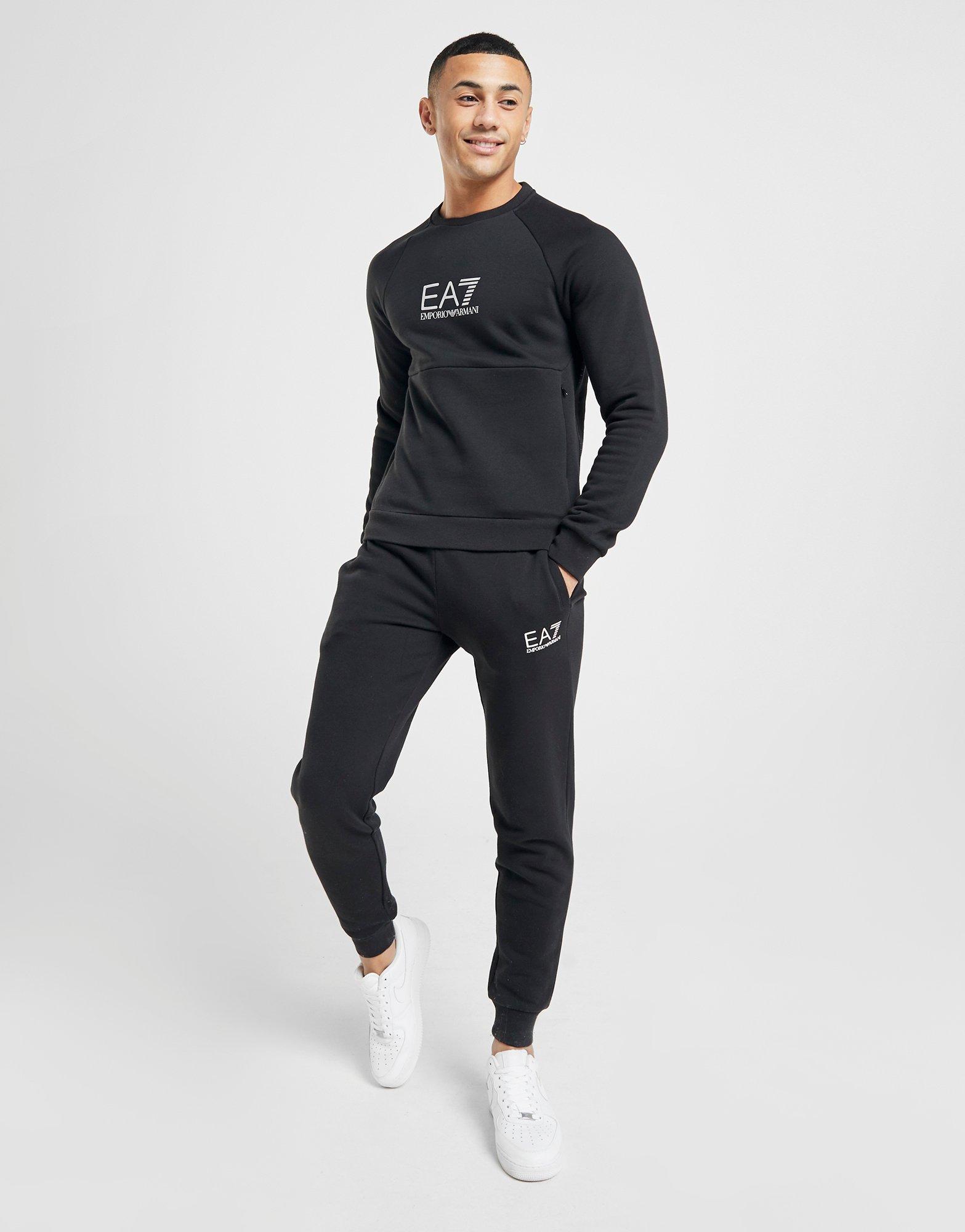 emporio armani ea7 tape crew sweatshirt