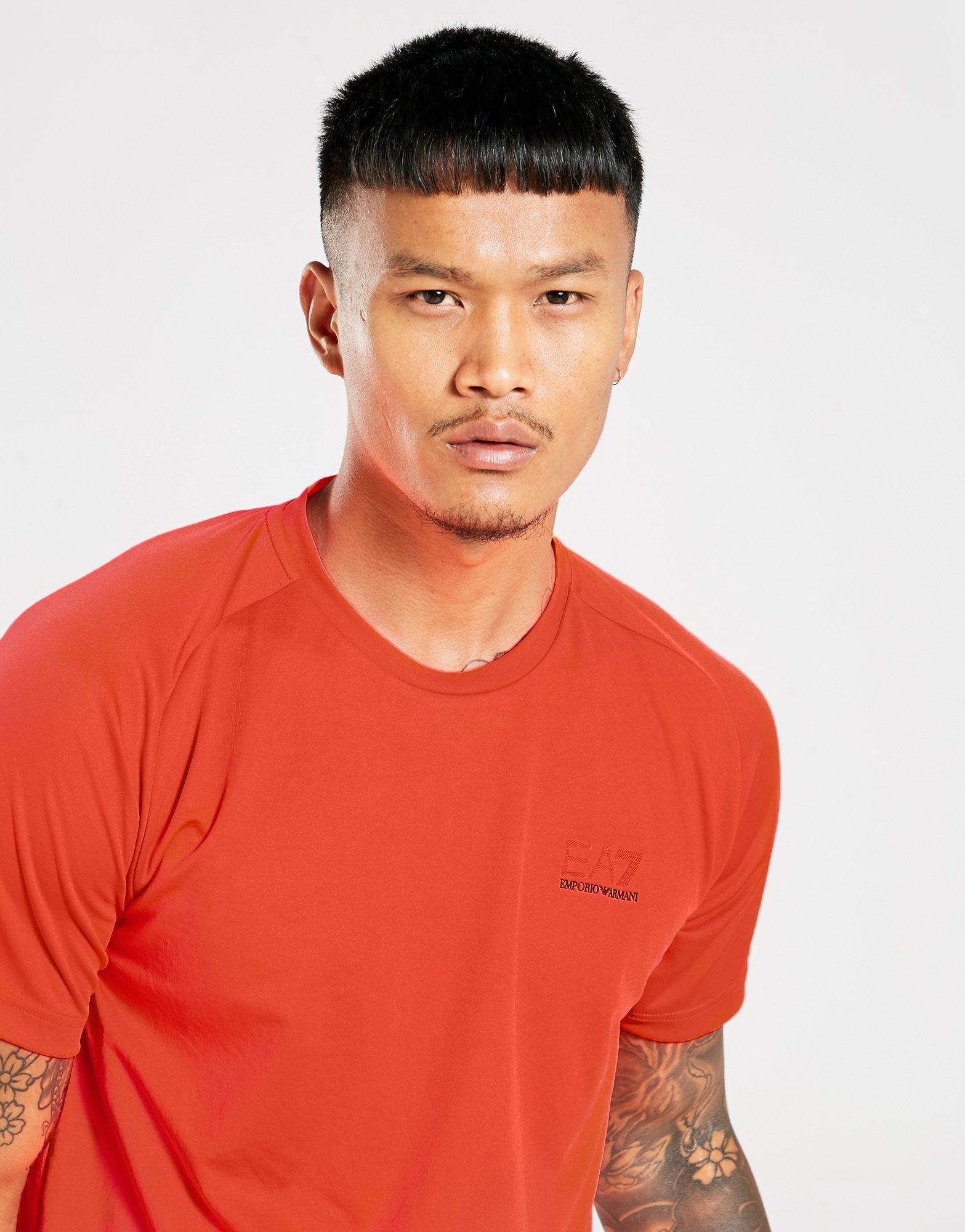 reebok classic t shirt homme orange